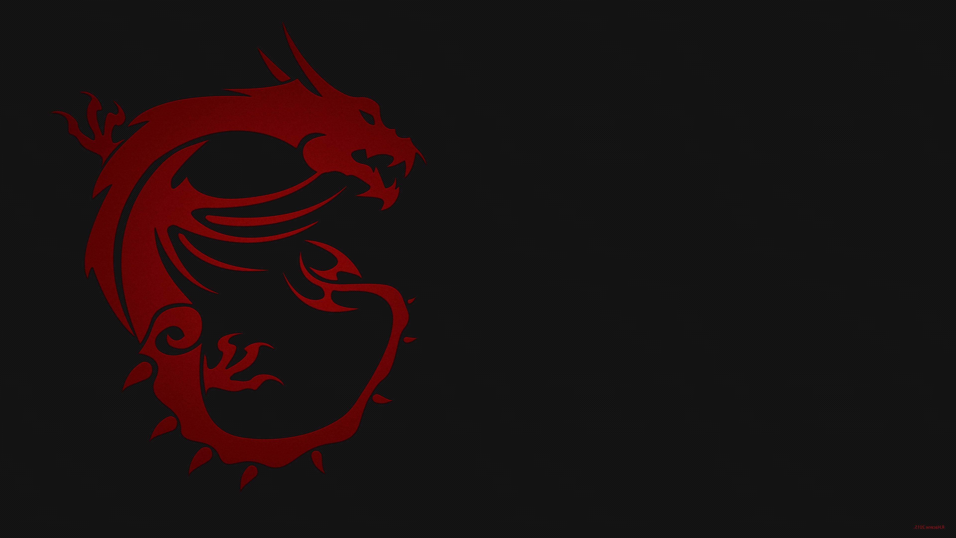 Logo drago rosso MSI, 3840x2160 Ultra HD, 4K TV