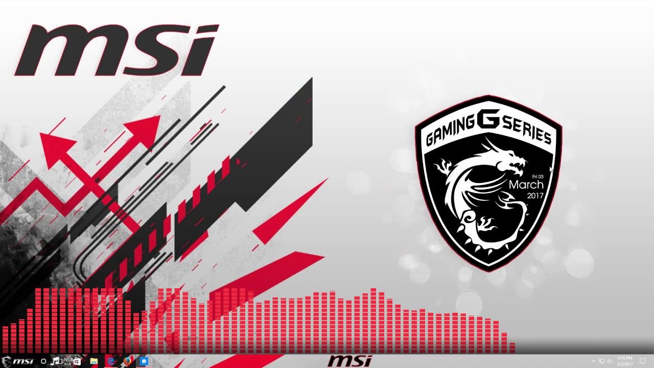 Logo MSI Gaming G Series, 1280x720 HD, Desktop
