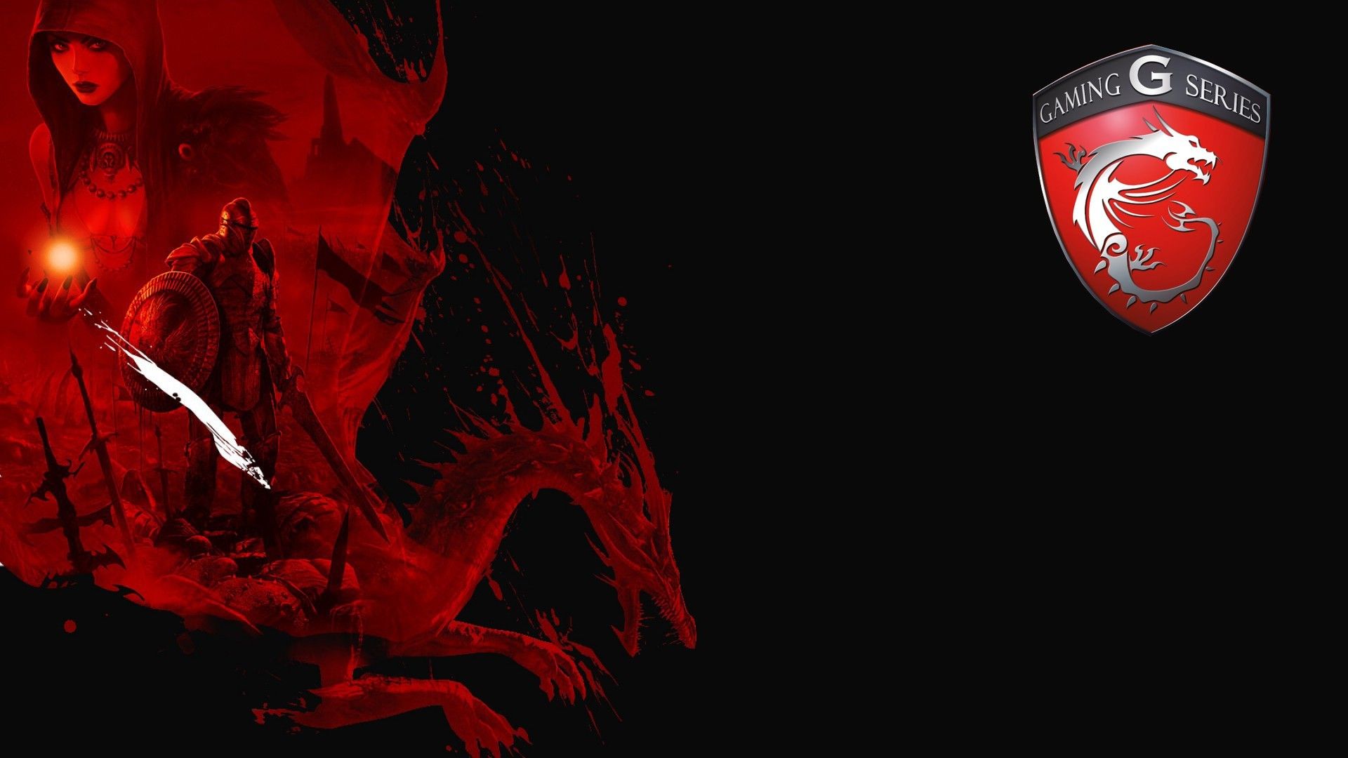 Drago rosso MSI Gaming, 1920x1080 Full HD, PC
