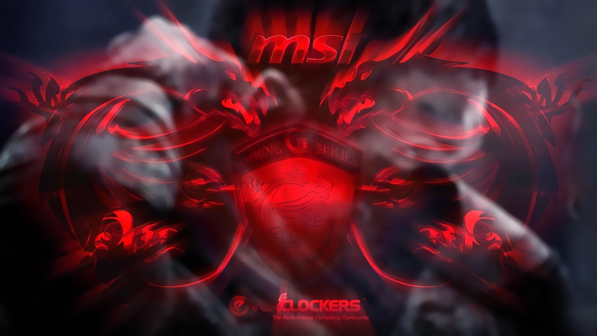 Logo MSI drago rosso, 1366x768 720p, Laptop
