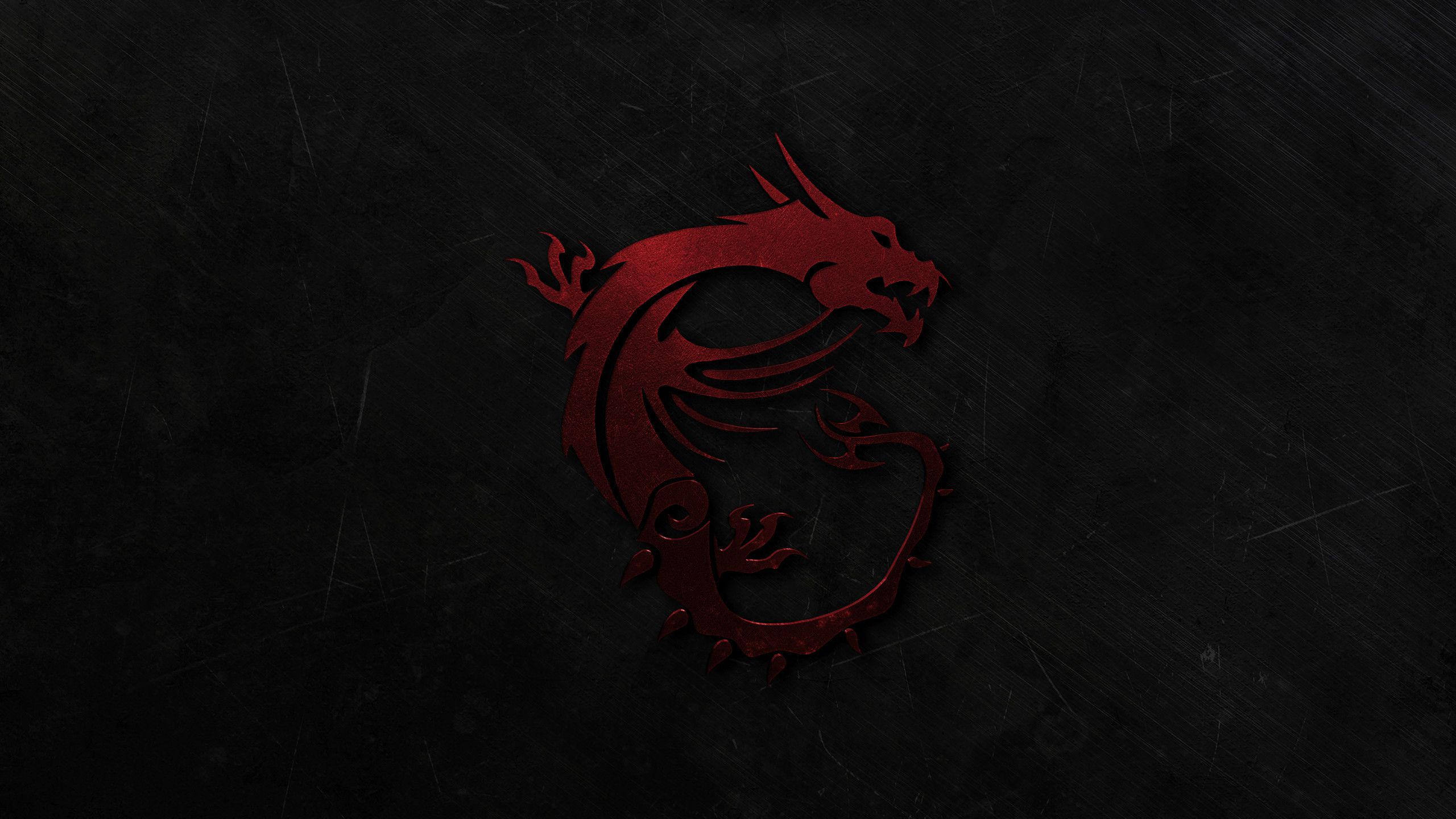 Logo drago MSI nero, 1920x1080 Full HD, Desktop
