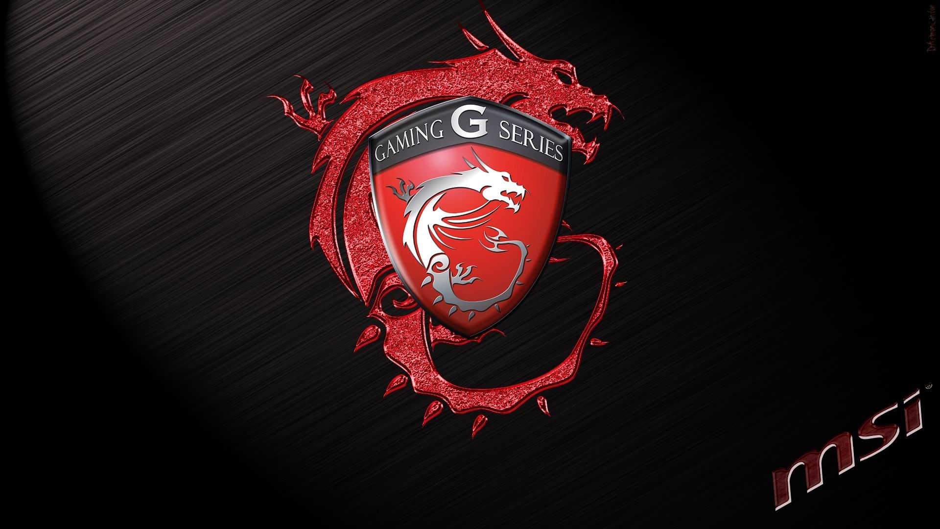 Logo drago rosso MSI, 2560x1440 2K QHD, PC
