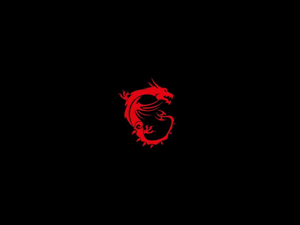 Logo drago rosso MSI, 1024x768 HD, iMac