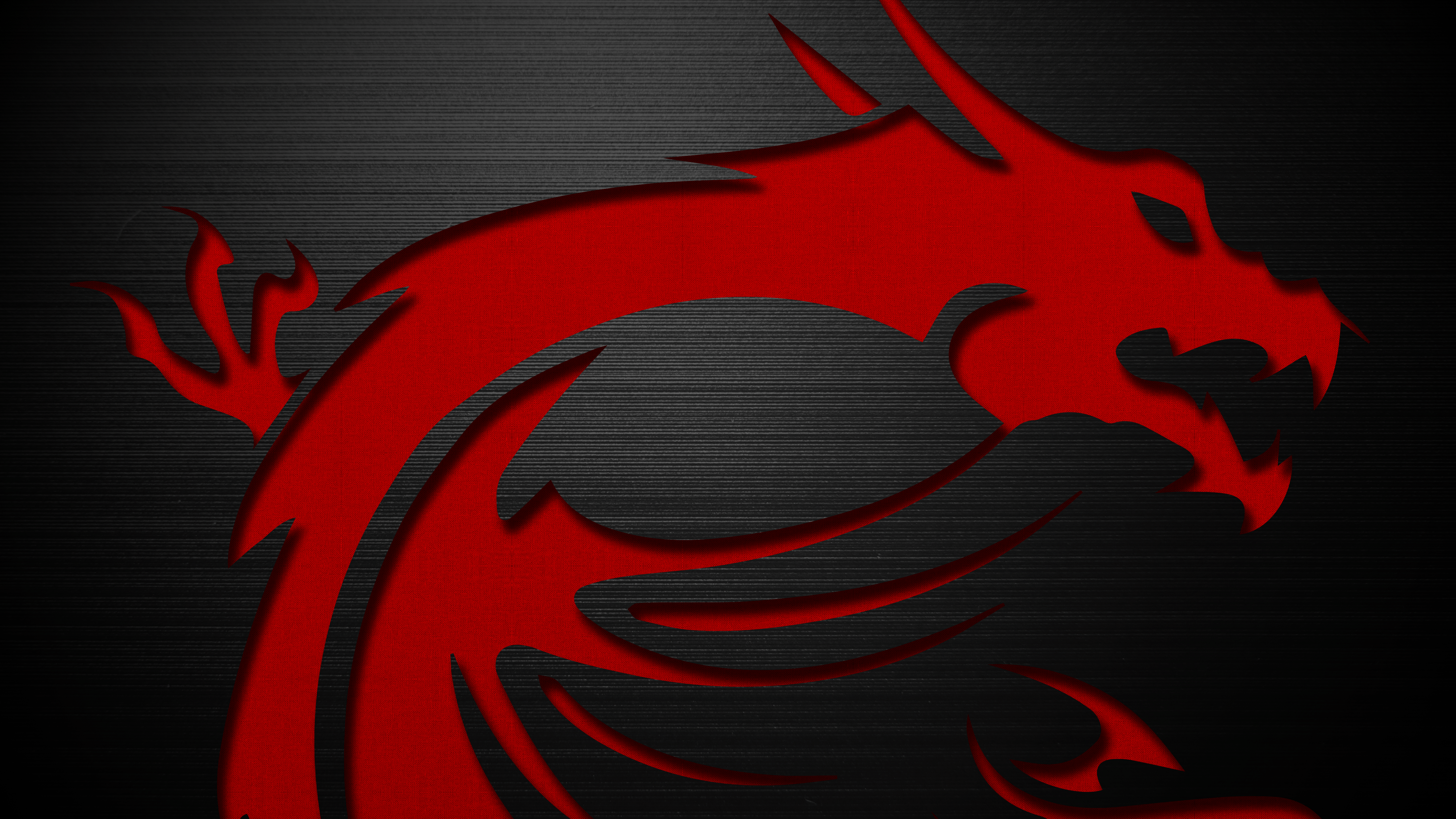 Logo MSI drago rosso, 3840x2160 Ultra HD, 4K TV