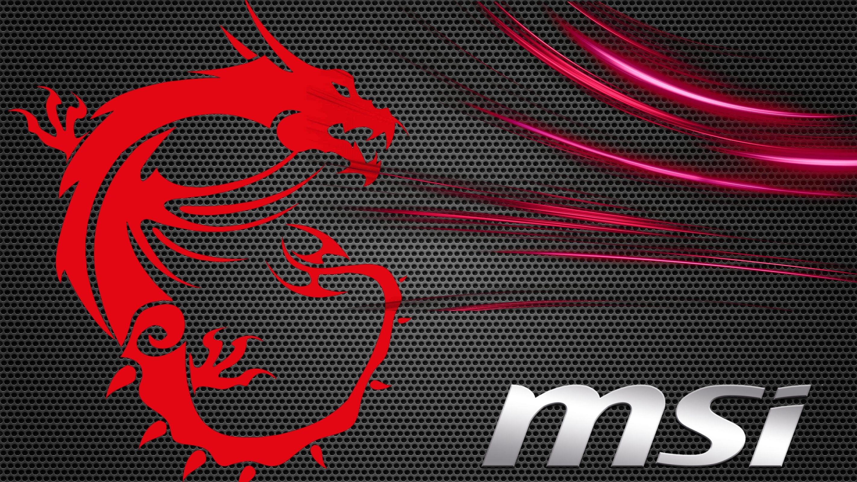 Logo drago rosso MSI, 5120x2880 4K Ultra HD, Monitor 4K