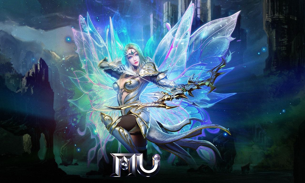 Elfo alato MU Online, 1280x768 HD, Desktop