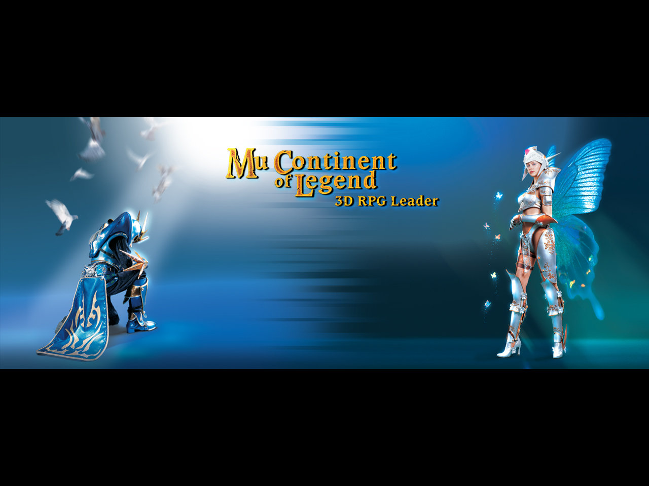 MU Online personaggi fantasy blu, 1280x960 HD, Desktop