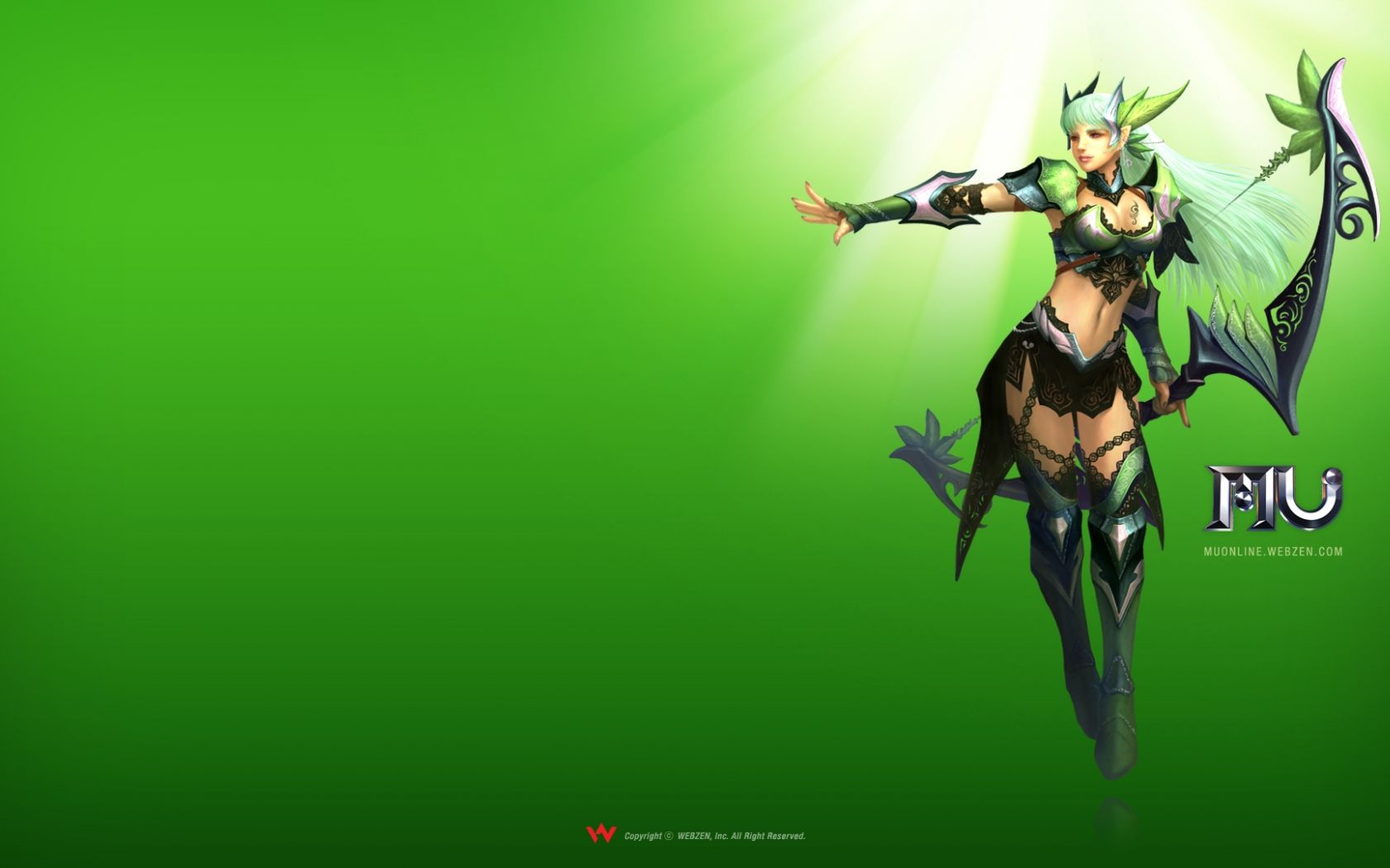 Elfa alata guerriera MU Online, 1680x1050 HD, PC