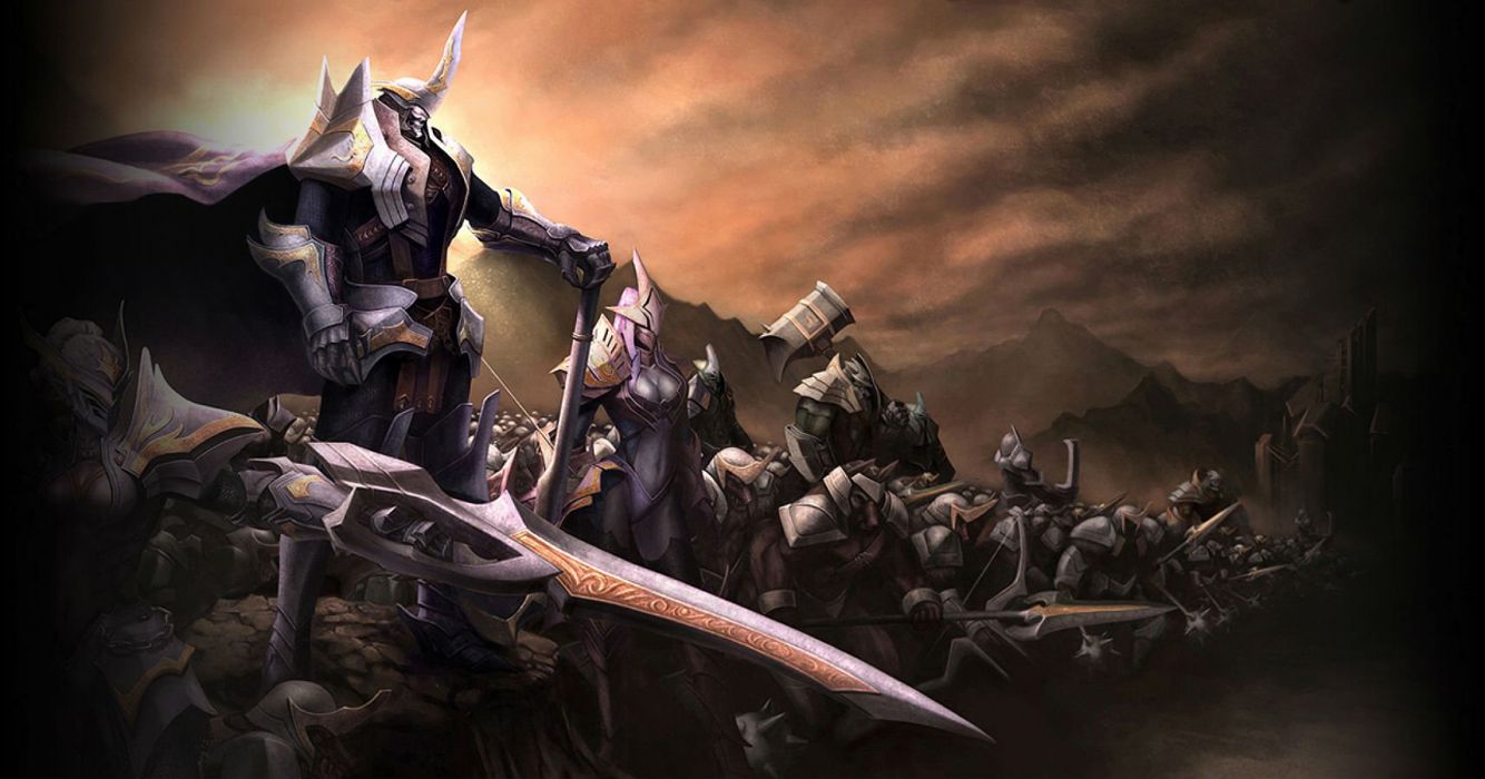 Guerrieri fantasy scena battaglia, 1334x700 720p, PC