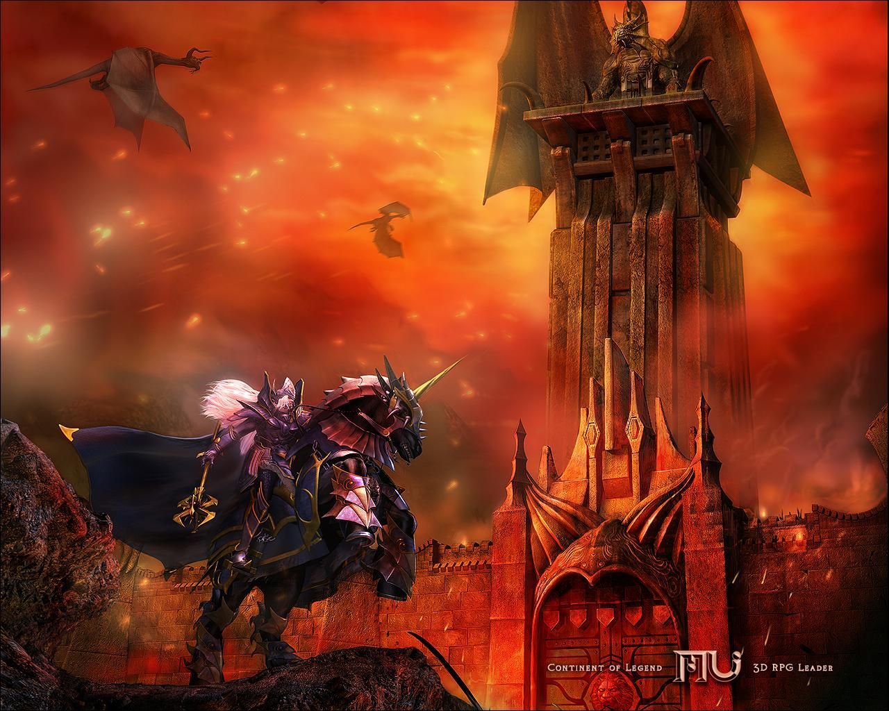 Cavaliere e torre MU Online, 1280x1024 720p, Acer Nitro