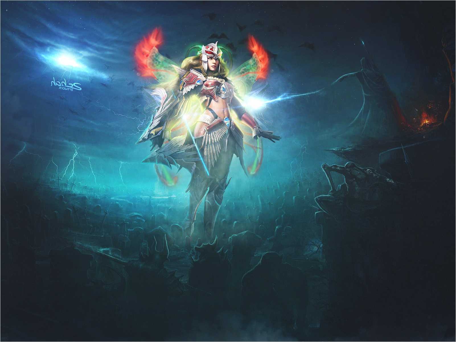 MU Online personaggio femminile fantasy, 1602x1202 HD, Lenovo Legion