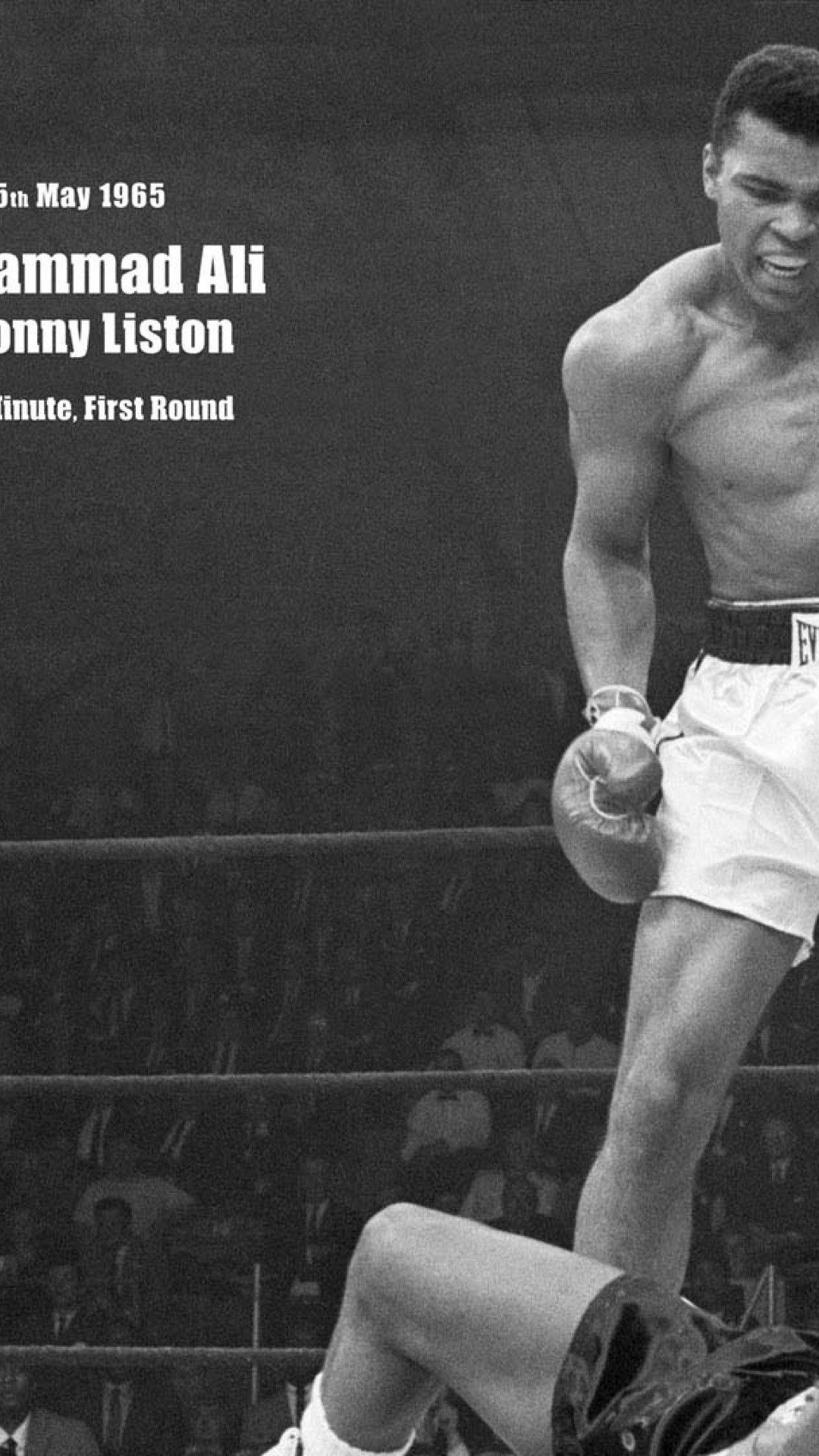 Muhammad Ali contro Sonny Liston, 1080x1920 Verticale, iPhone Pro