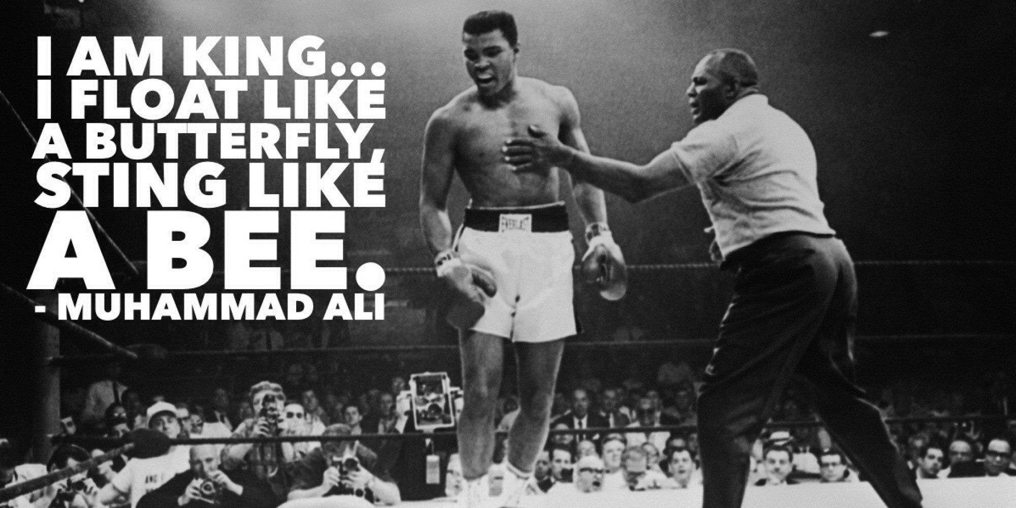 Muhammad Ali citazione boxe, 2000x1000 alta risoluzione, PC