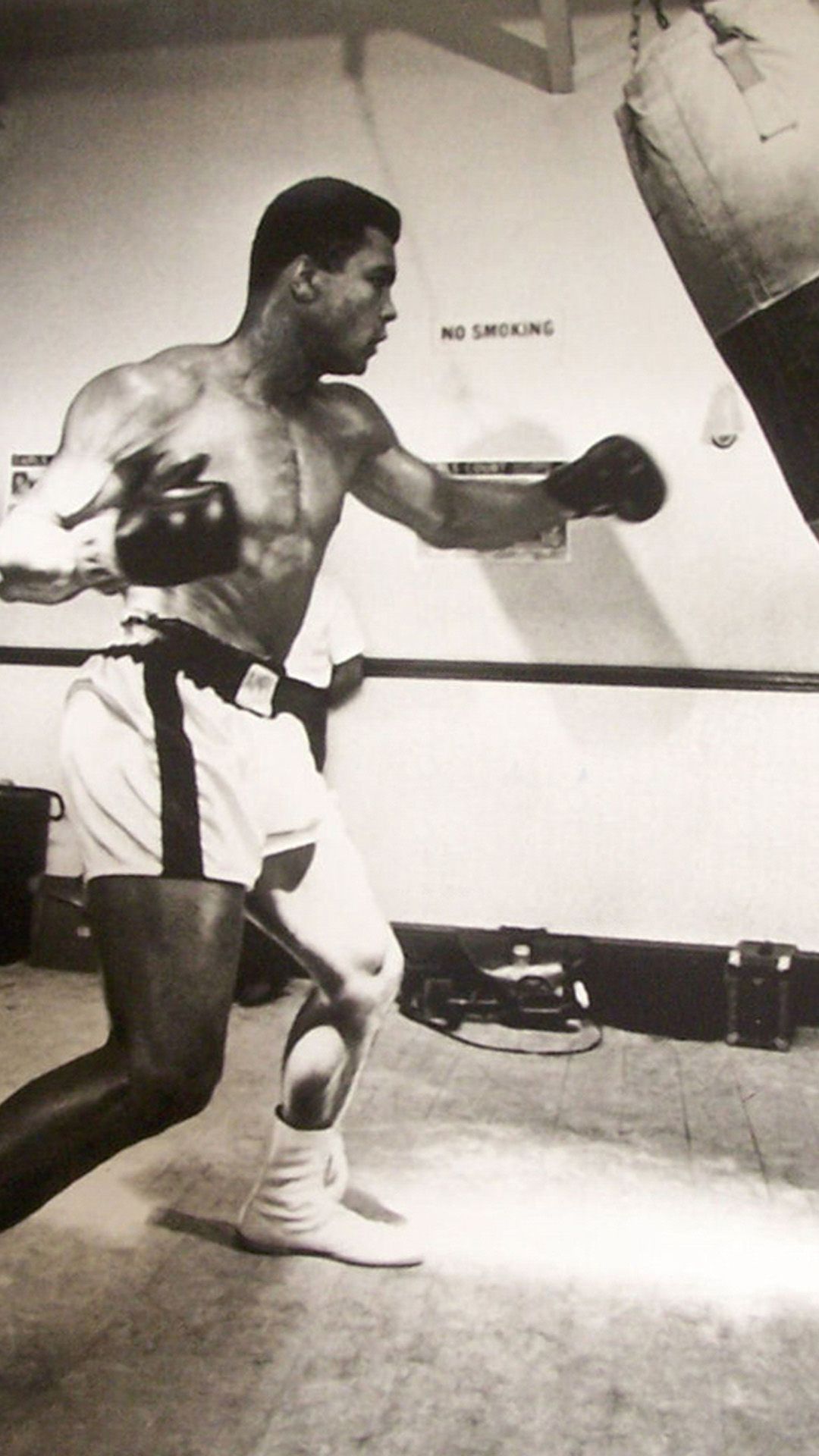 Muhammad Ali allenamento boxe, 1080x1920 Full HD Verticale, iPhone Plus