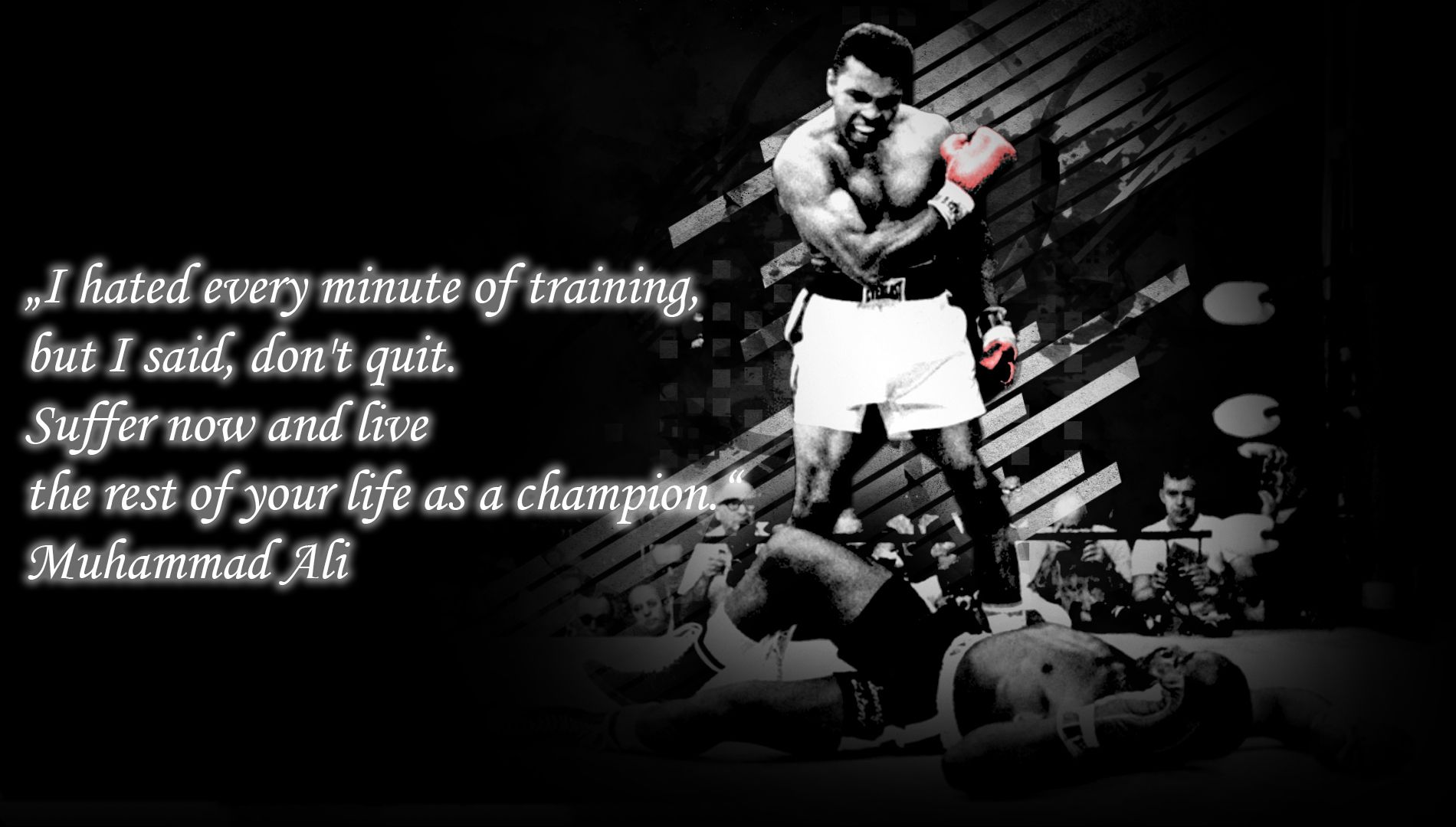 Muhammad Ali citazione boxe, 1900x1080 900p, Desktop
