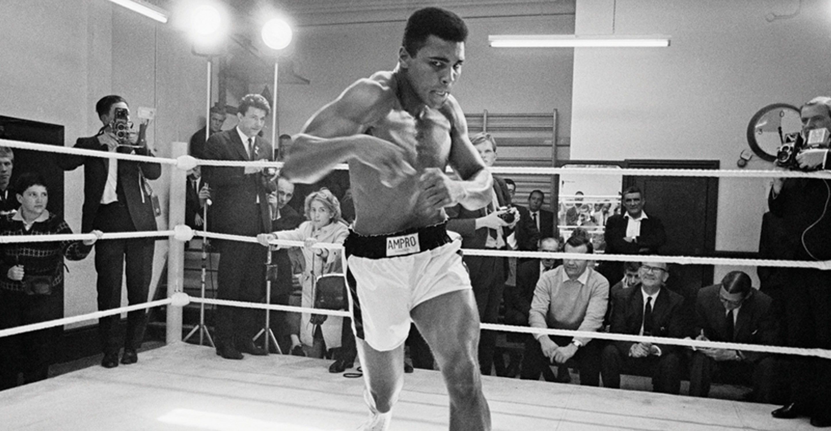 Muhammad Ali sul ring boxe, 2889x1500 2K, Monitor Gaming