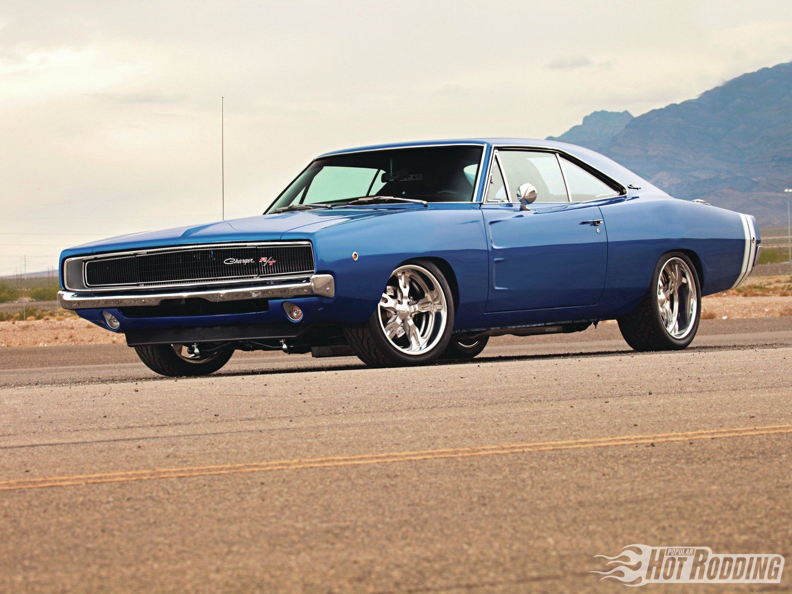 Dodge Charger blu classica, muscle car, 1600x1200 HD Ready, Desktop