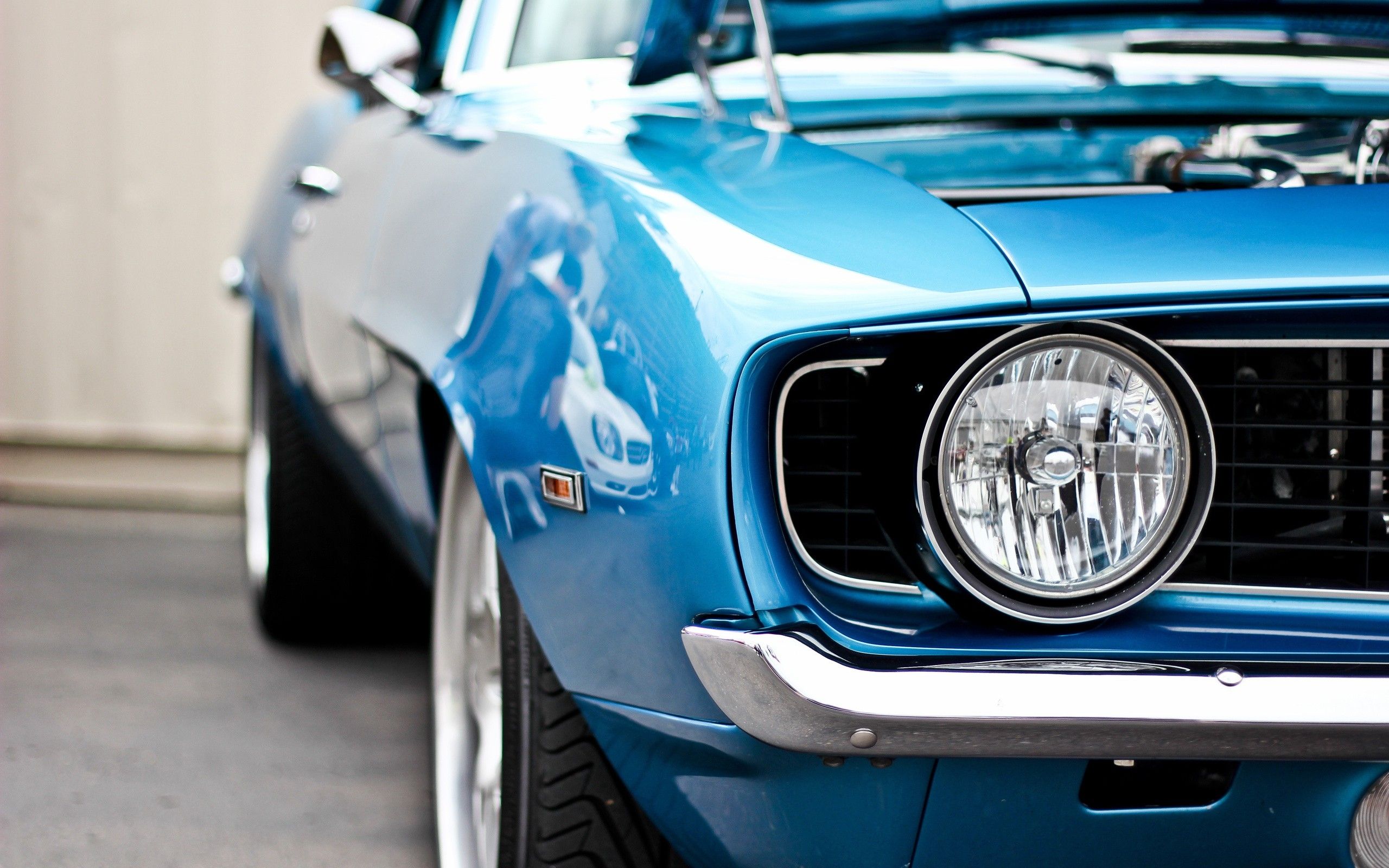 Auto muscle car blu, 2560x1600 2K+, MacBook Pro