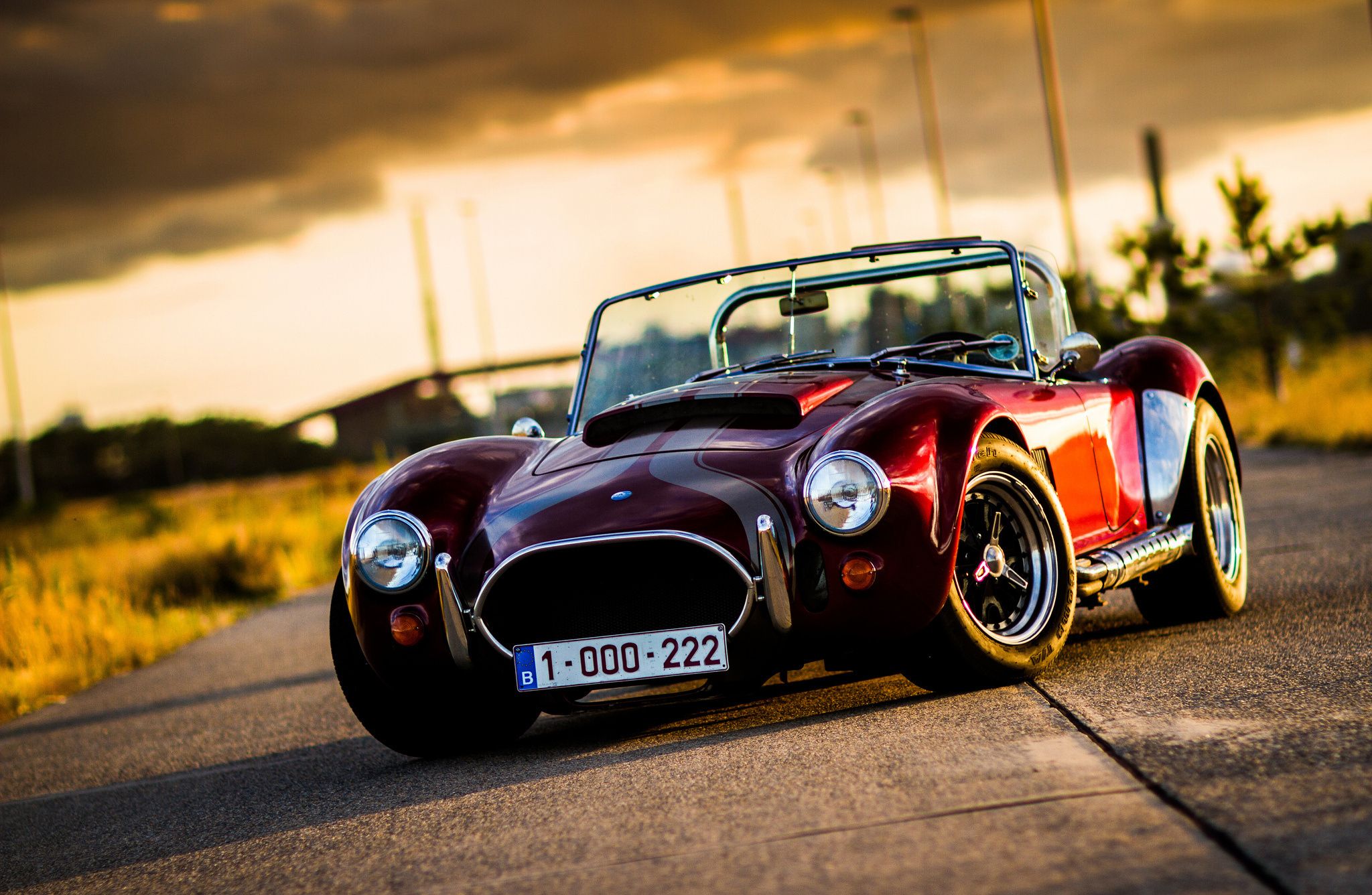 Shelby Cobra rossa classica, 2048x1336 2K, Desktop