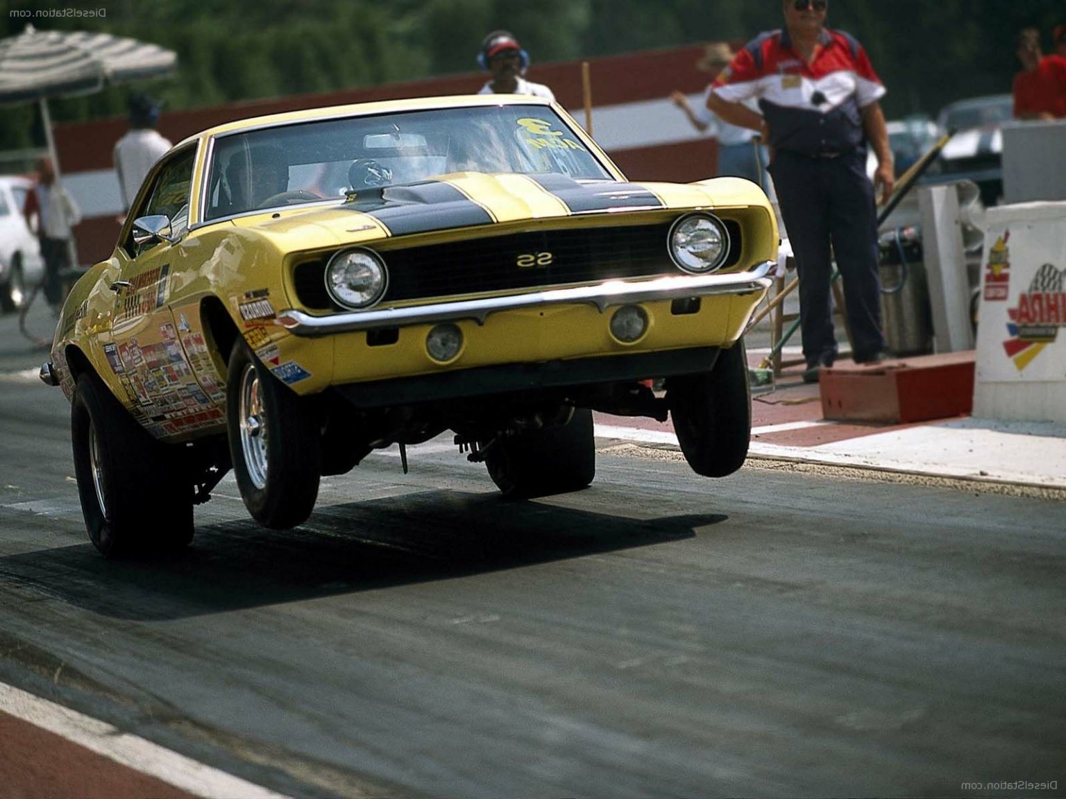 Chevrolet Camaro SS gialla drag, 1536x1152 720p, Lenovo Legion