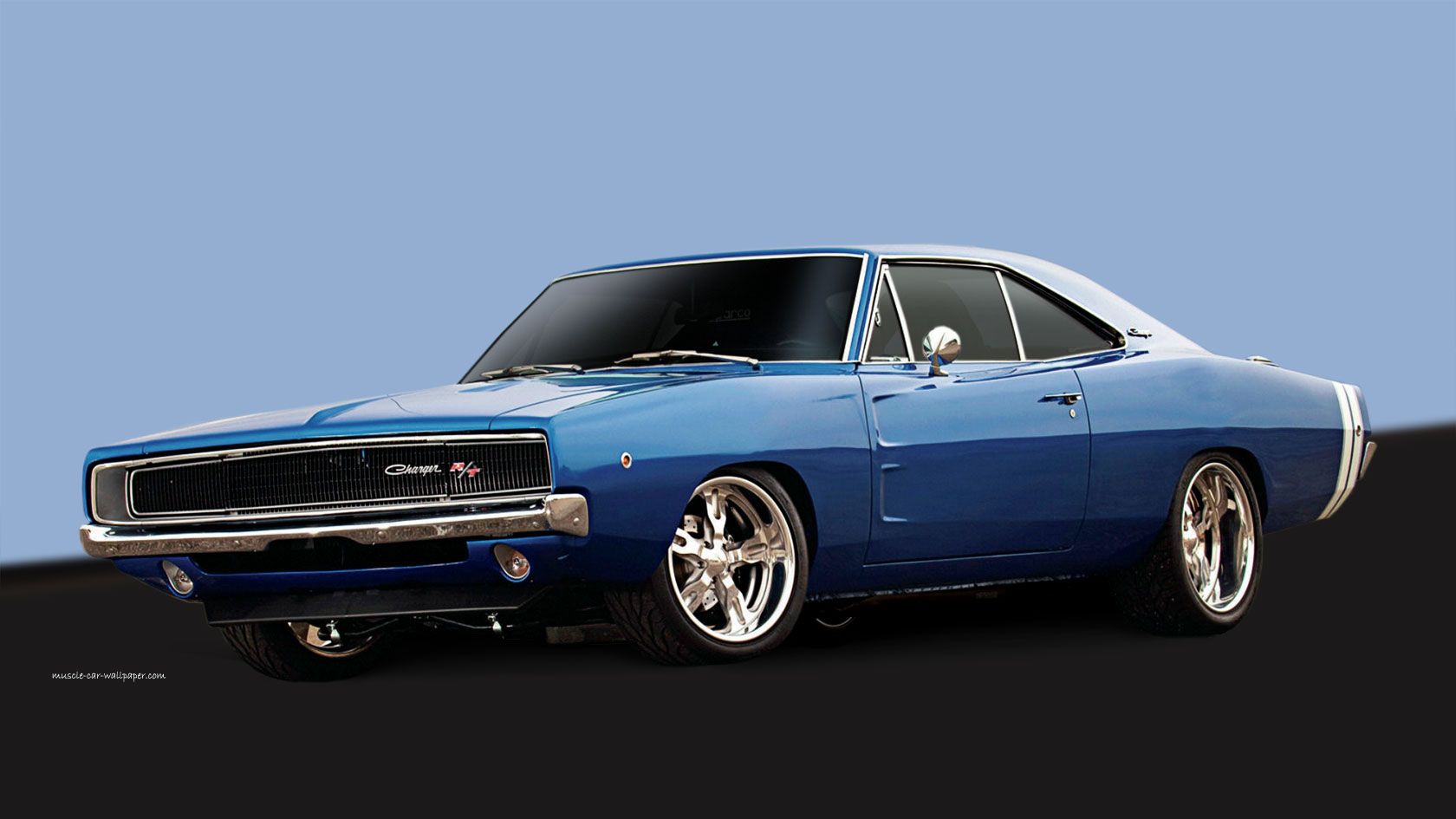 Dodge Charger blu classica, 1680x945 900p, Desktop