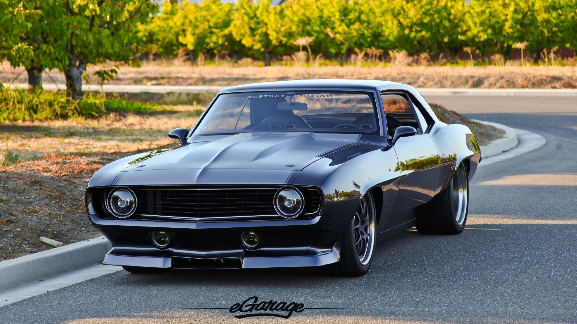 Chevrolet Camaro nero vintage, 1920x1080 1080p, Laptop
