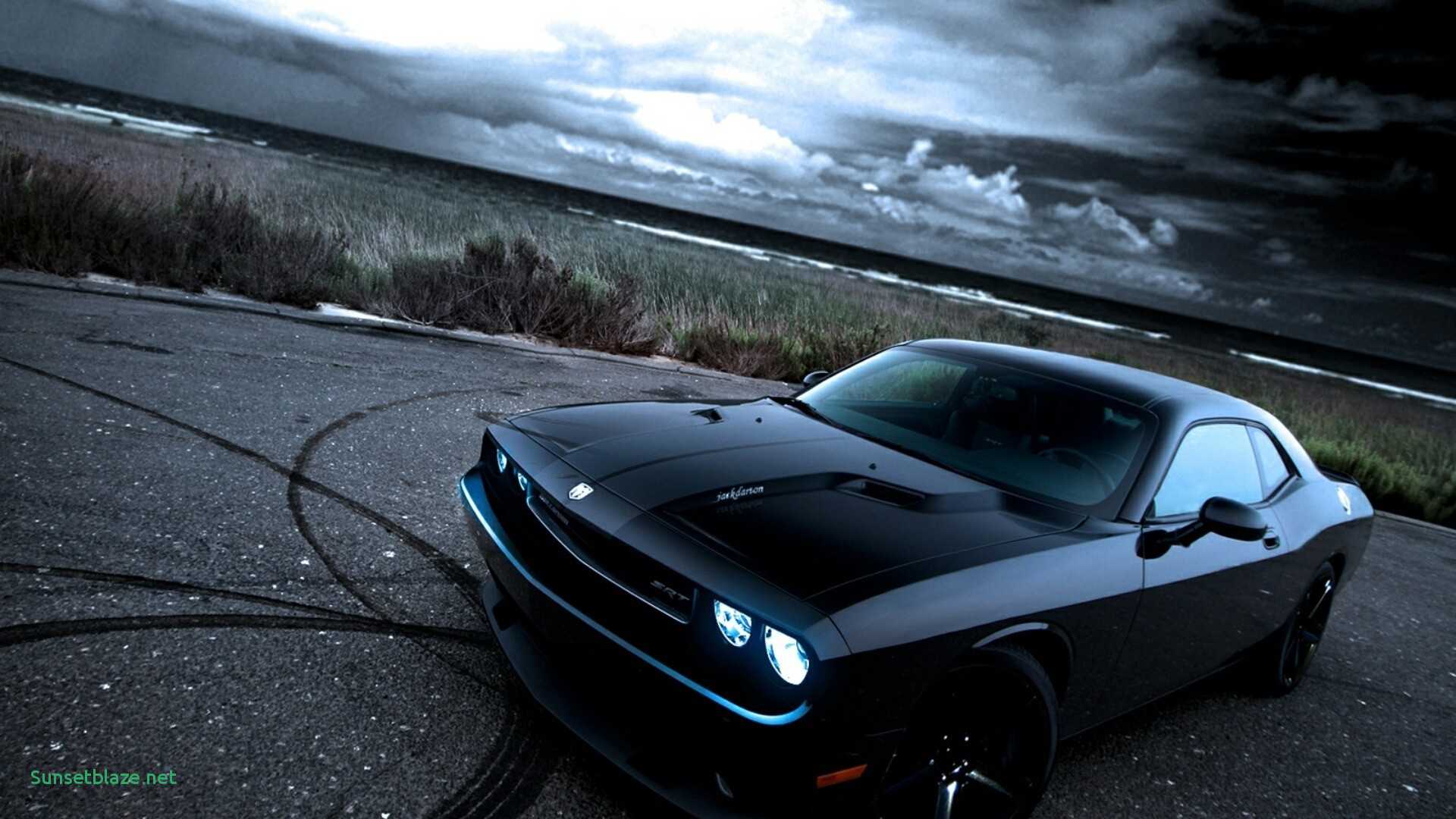 Dodge Challenger nera vintage, 1920x1080 Full HD, Desktop