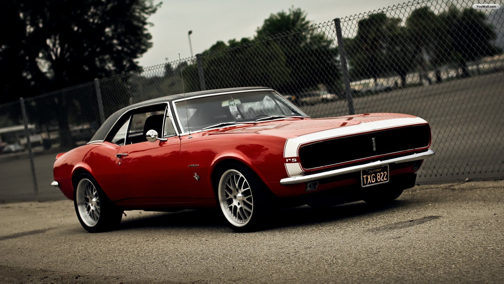 Muscle car rossa vintage, 1920x1080 Full HD 1080p, Laptop