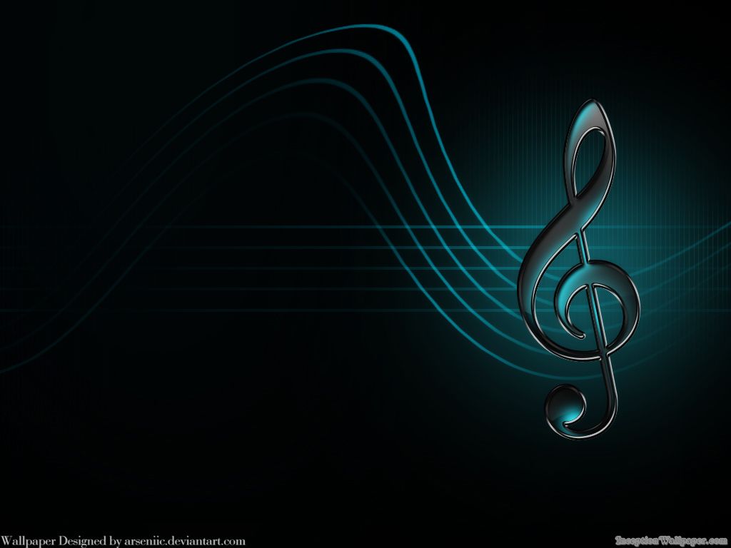 Chiave di violino blu astratta, 1024x768 HD, Laptop