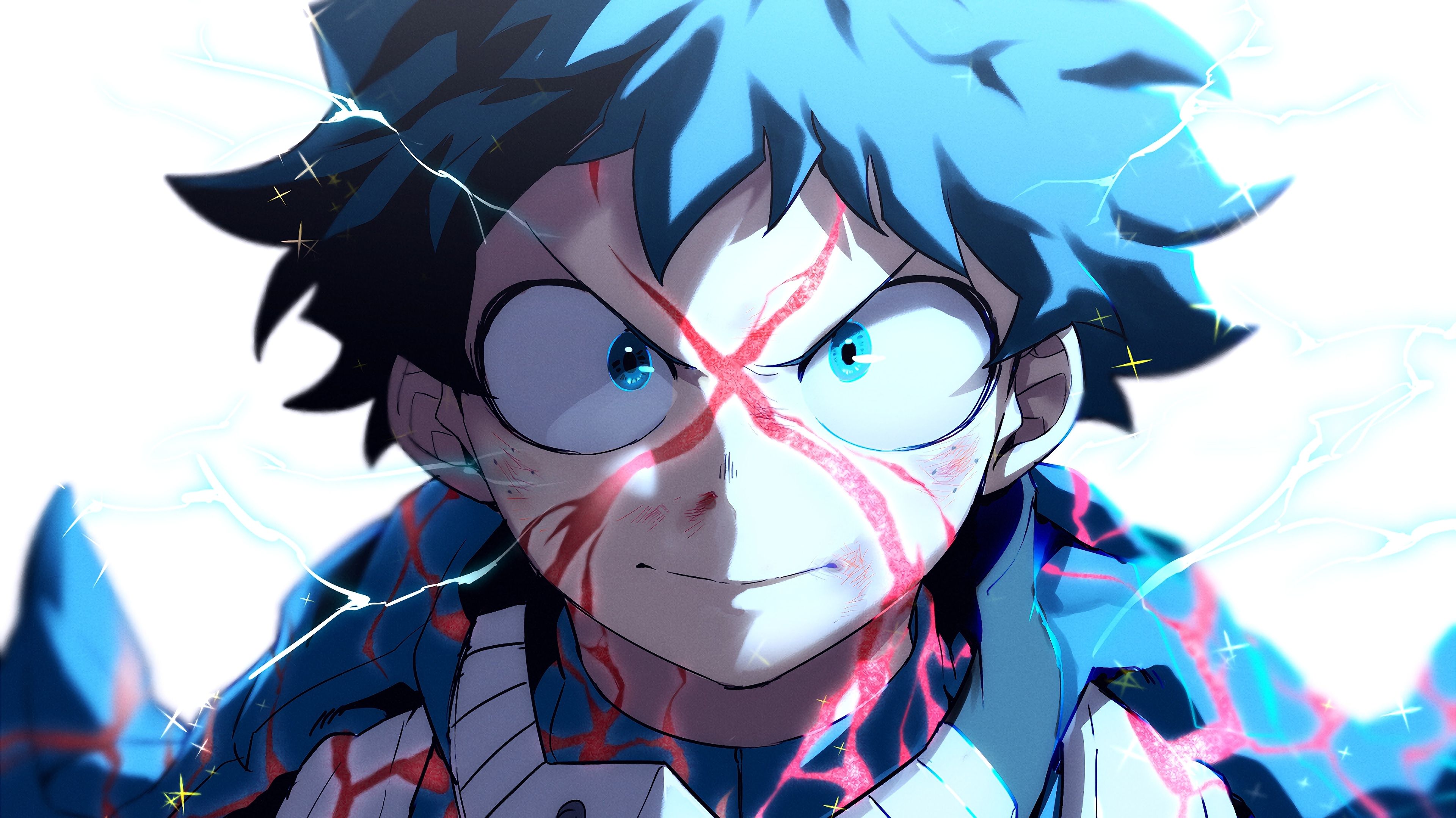 Deku My Hero Academia, One For All, 3840x2160 Ultra HD, 4K TV