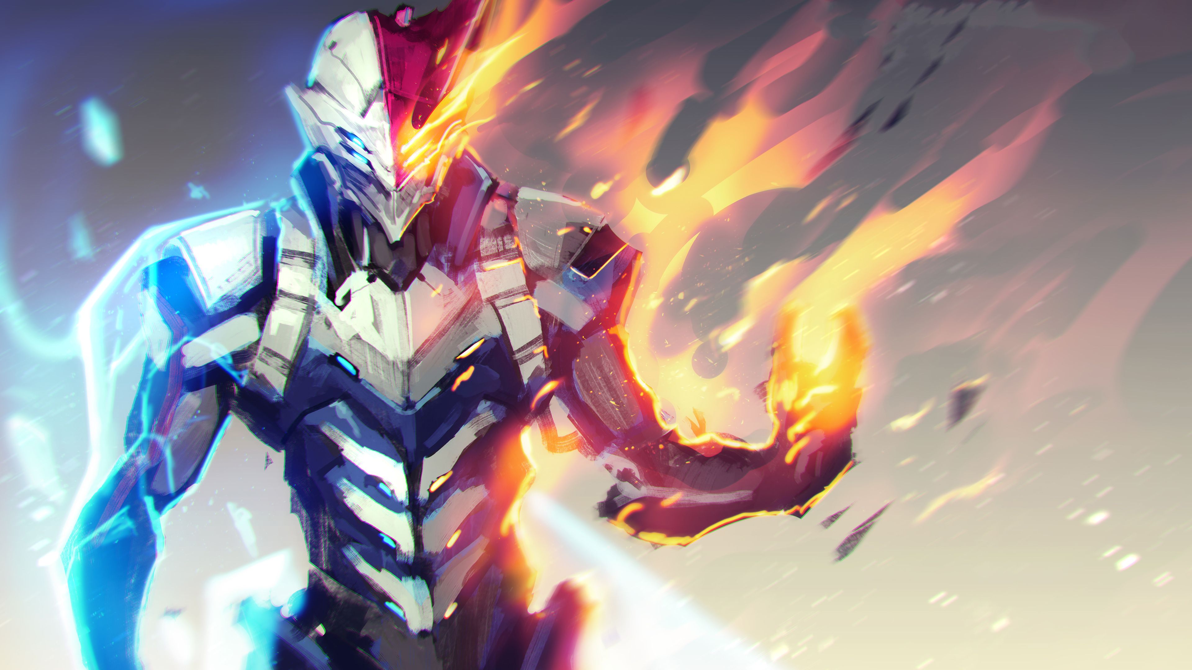 Shoto Todoroki fuoco e ghiaccio, 3840x2160 UHD, PC 4K