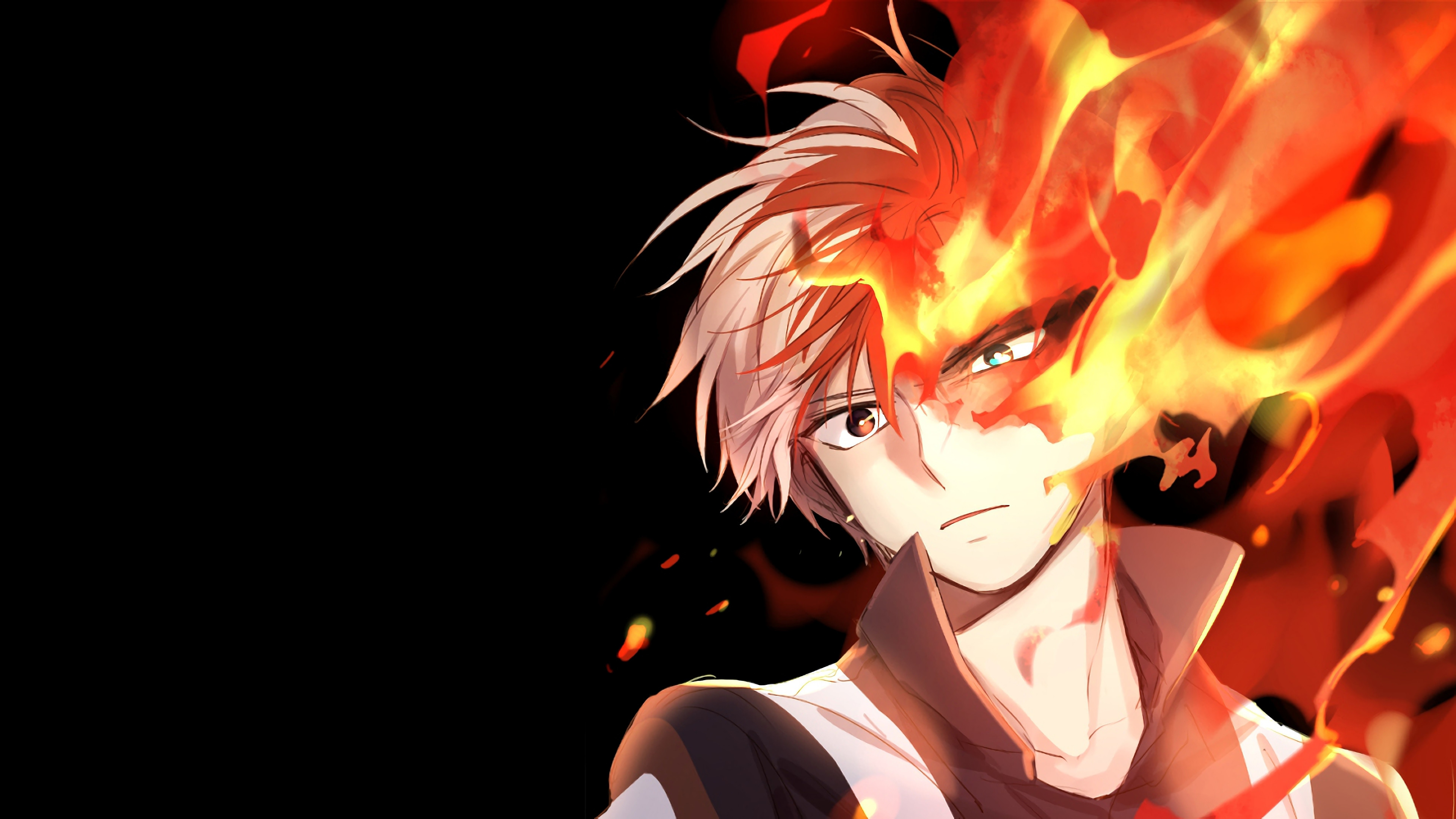 Shoto Todoroki, My Hero Academia, 2048x1152 Hi-Res, PC Desktop
