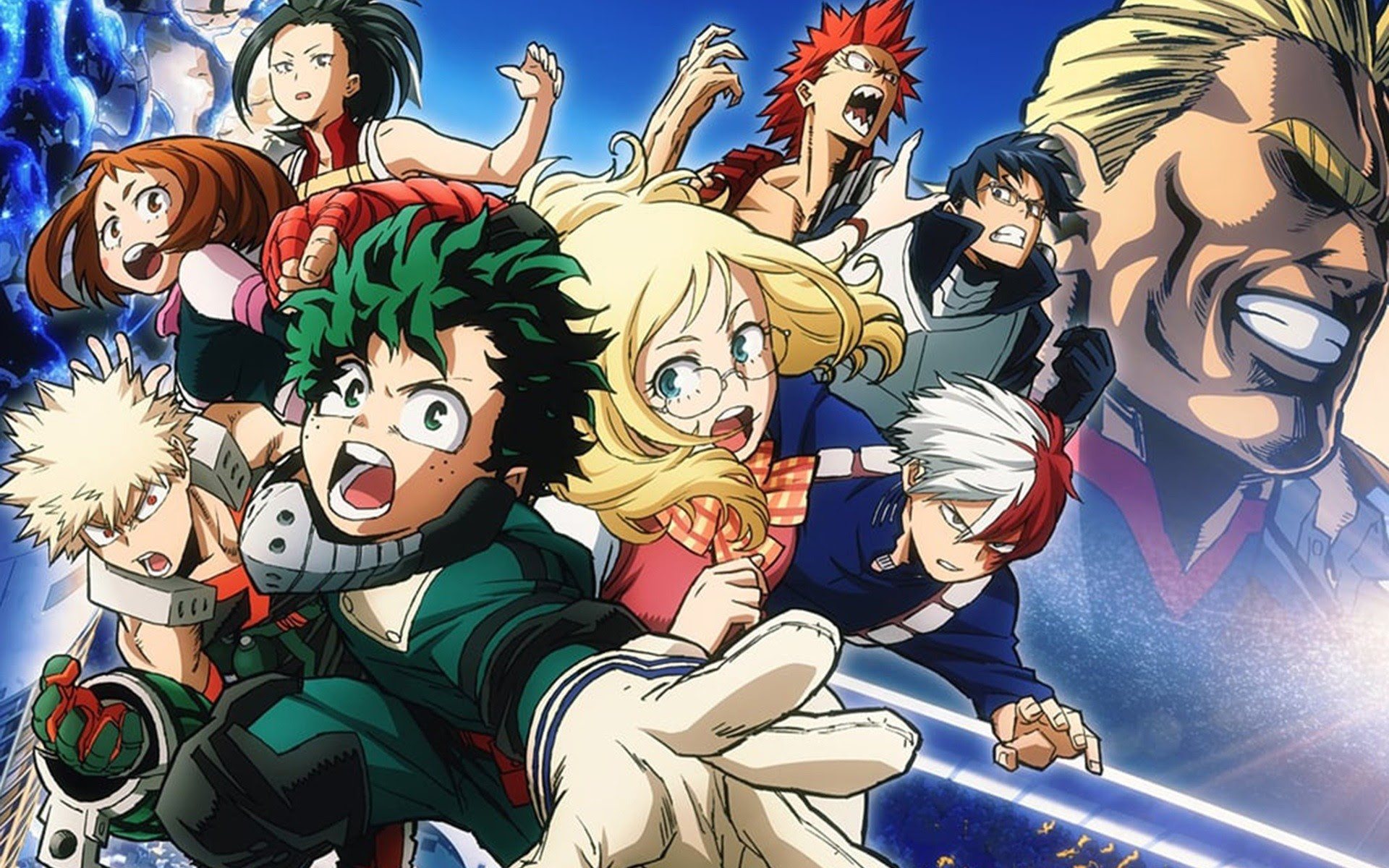 My Hero Academia personaggi gruppo, eroi, 1920x1200 Full HD+, PC