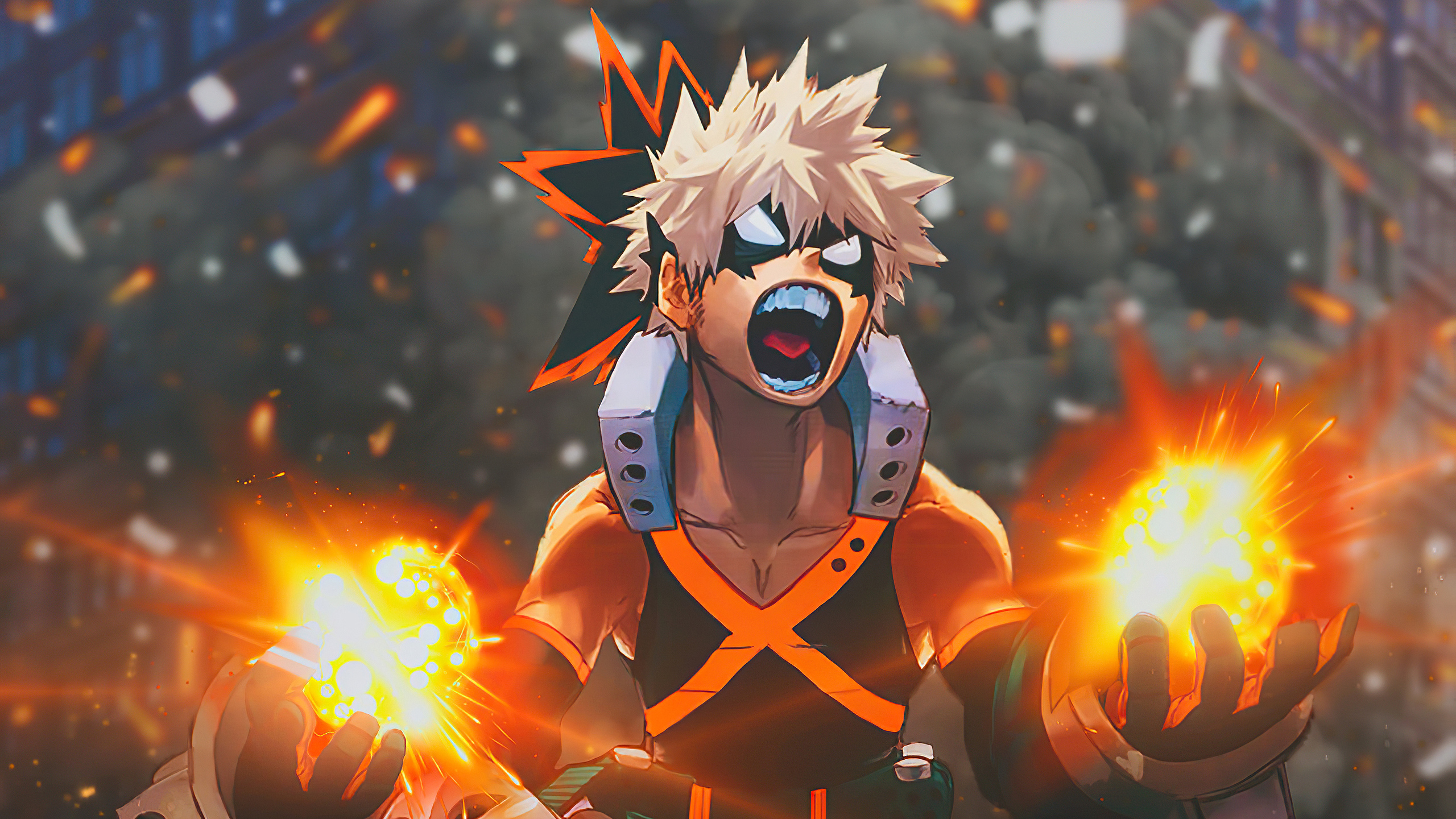 Bakugou My Hero Academia, Quirk Esplosione, 2560x1440 2K QHD, PC