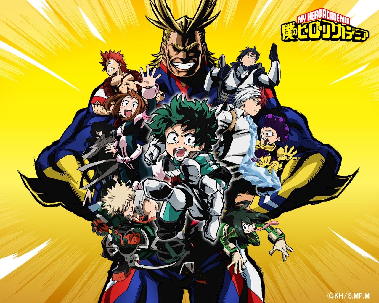 My Hero Academia personaggi gruppo, 1280x1024 720p, Laptop