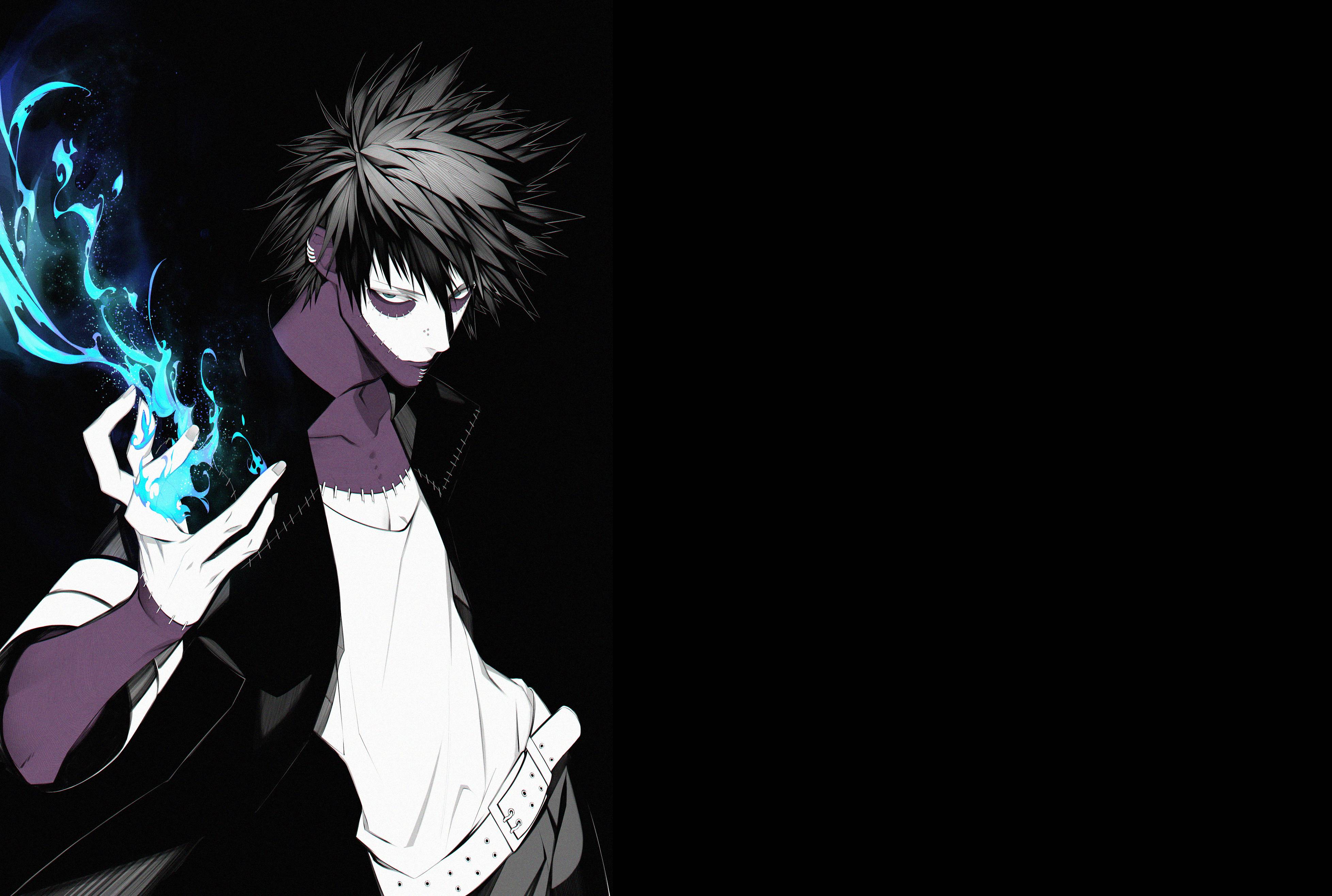Dabi My Hero Academia fiamme, 3912x2632 4K Ultra HD, Monitor 4K