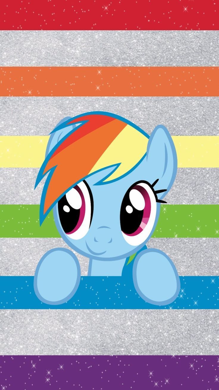 Rainbow Dash My Little Pony, 736x1308 Verticale, Android