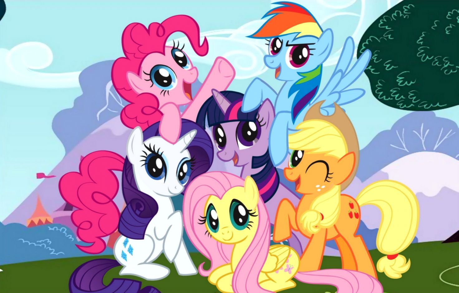 Gruppo pony My Little Pony, 1472x940 HD, Desktop