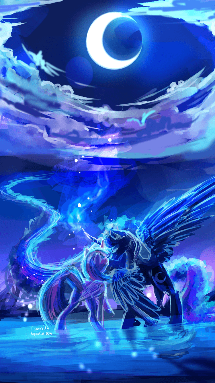 My Little Pony alicorno notturno, 750x1334 Full HD Verticale, iPhone