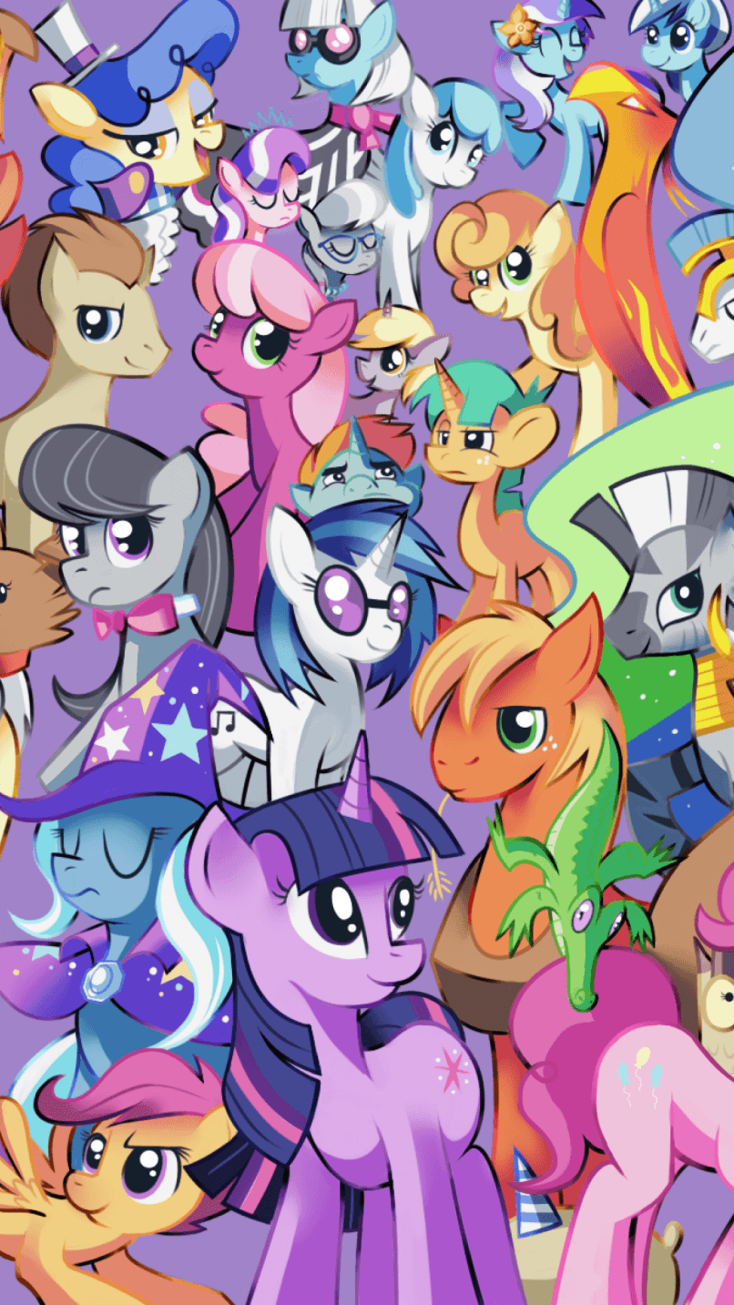 Personaggi My Little Pony gruppo, 806x1433 Verticale, Telefono