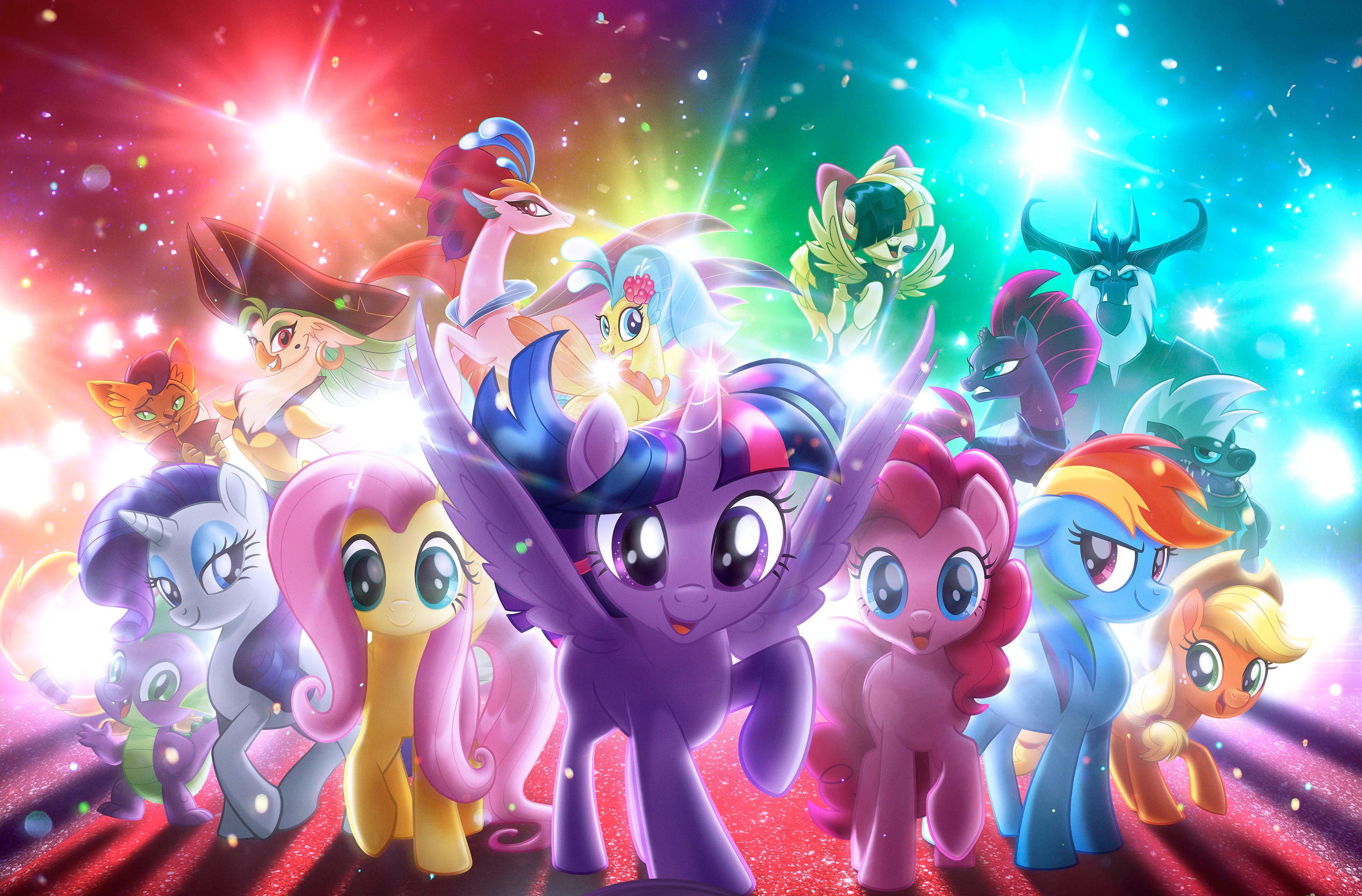 My Little Pony gruppo personaggi, 3750x2467 WQXGA, Desktop