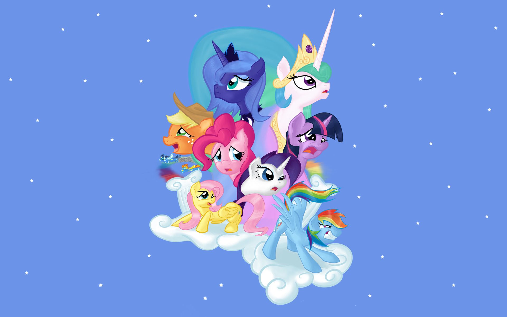 My Little Pony gruppo pony, 1920x1200 WUXGA, iMac