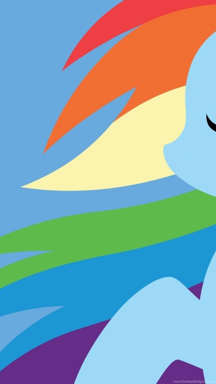 Rainbow Dash My Little Pony, 750x1334 Verticale, iPhone