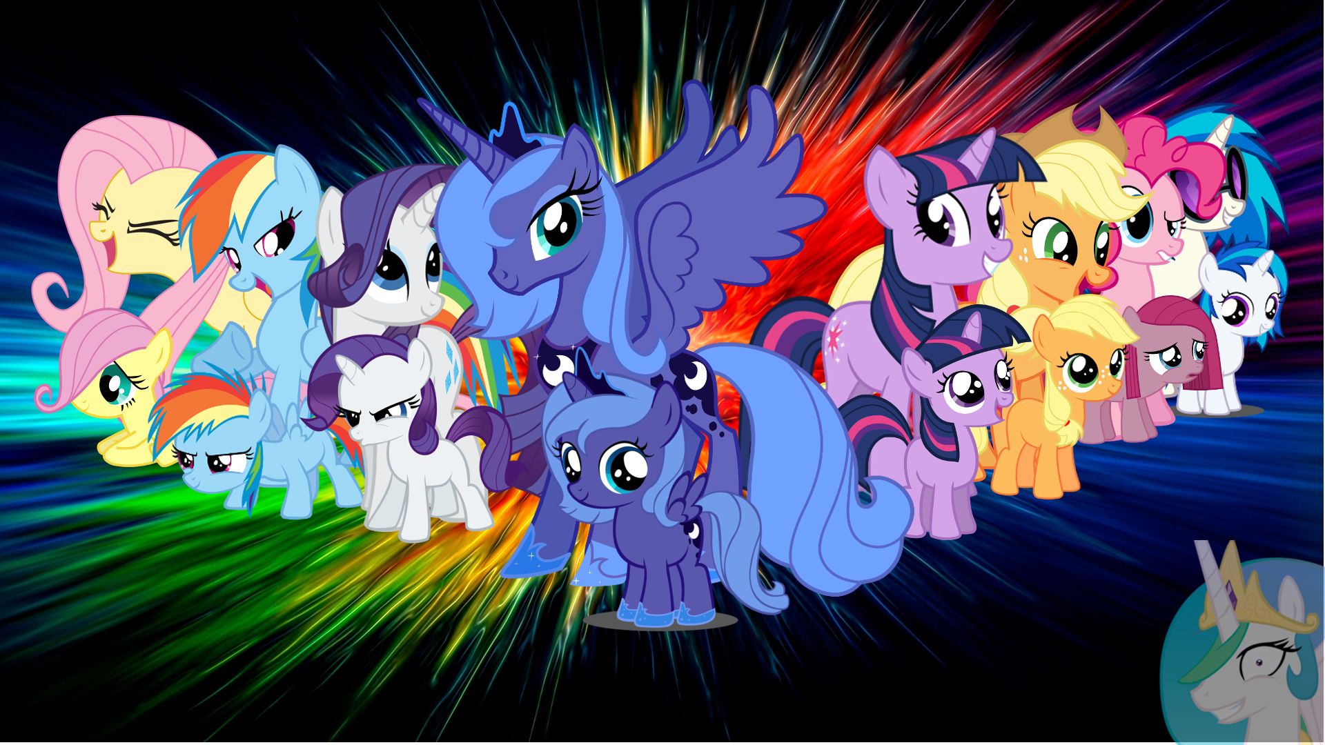 My Little Pony personaggi gruppo, 1920x1080 Full HD 1080p, PC