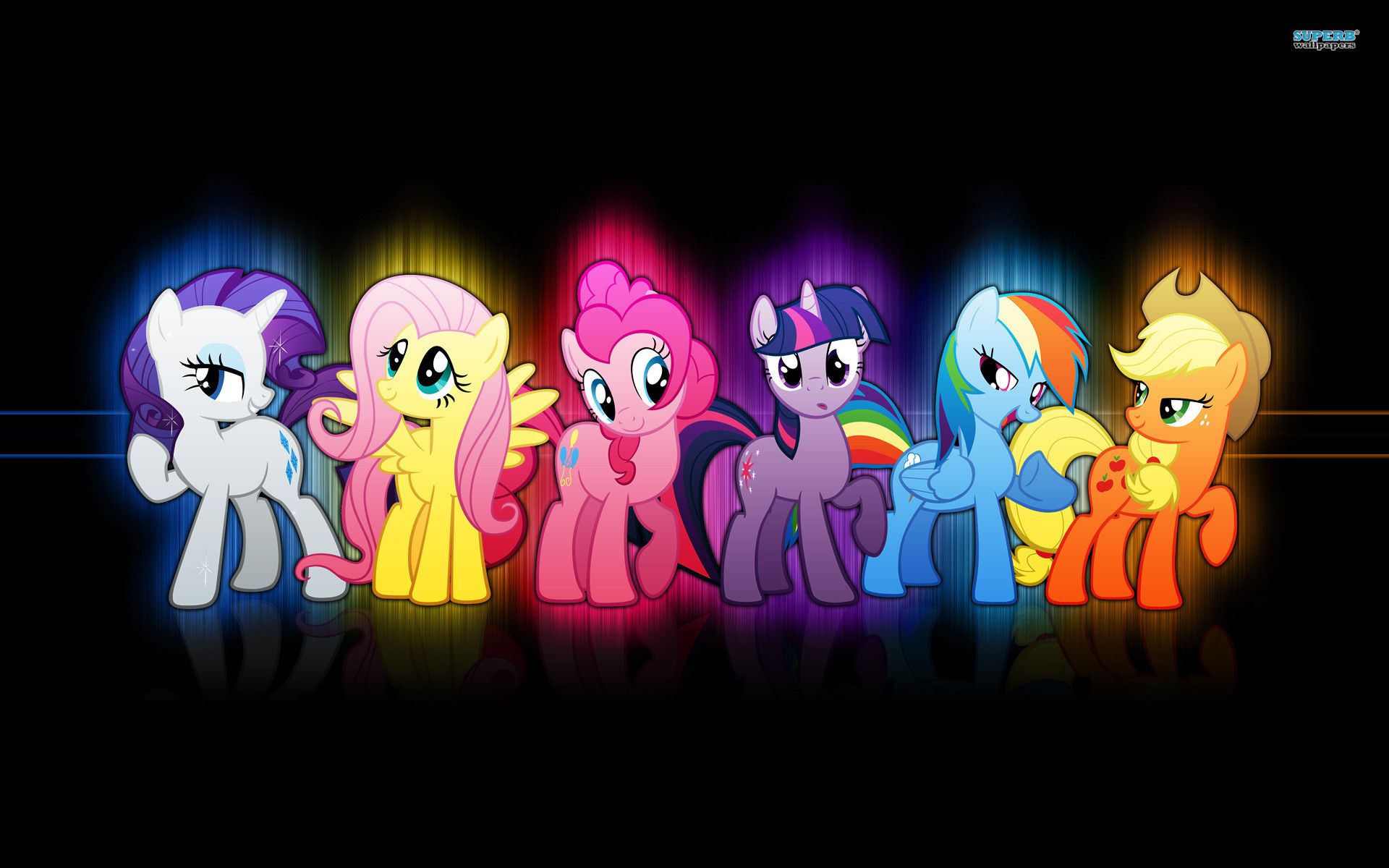 My Little Pony personaggi colorati, 1920x1200 Full HD+ WUXGA, Desktop