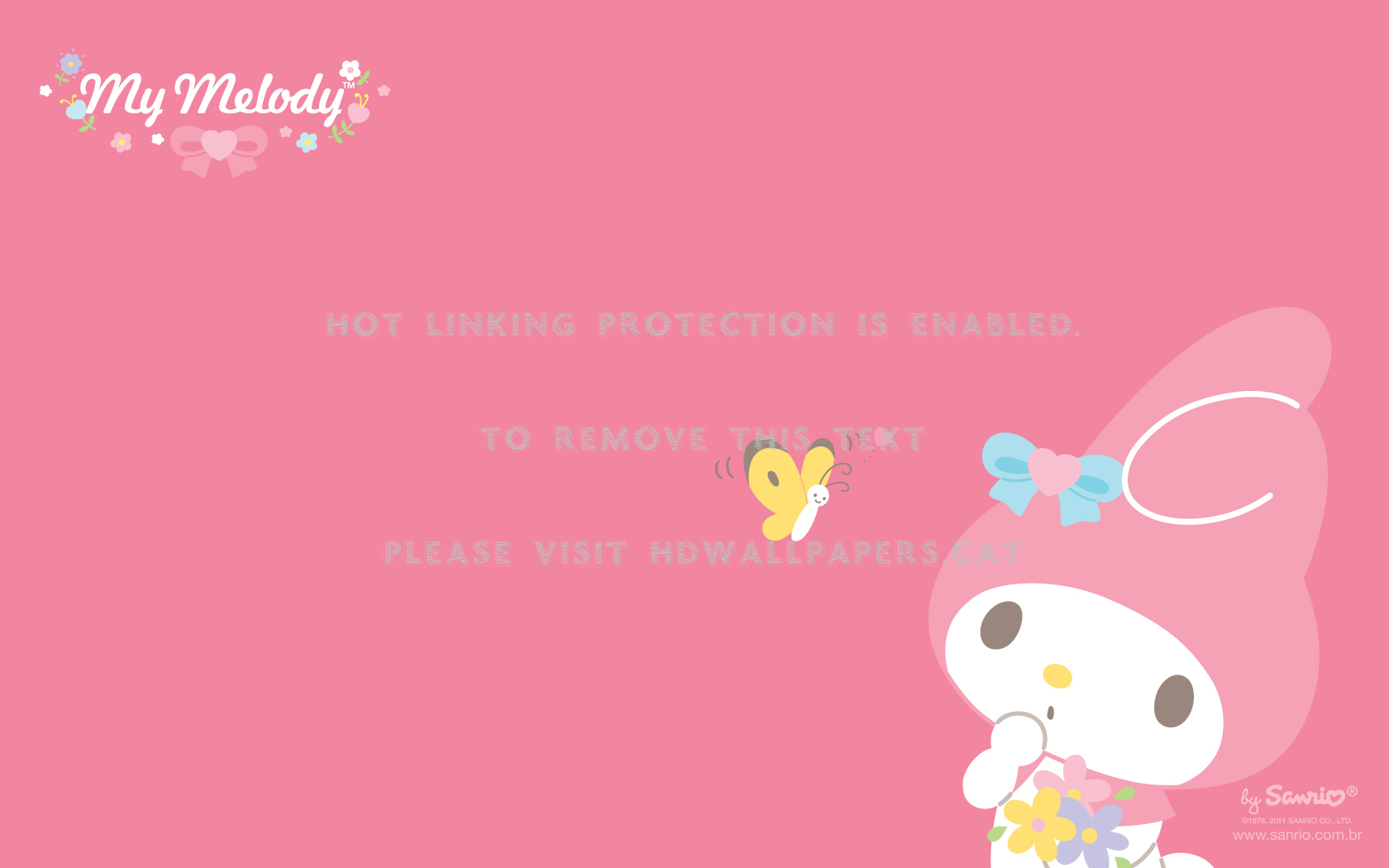My Melody sfondo rosa, 1680x1050 HD, Lenovo Legion