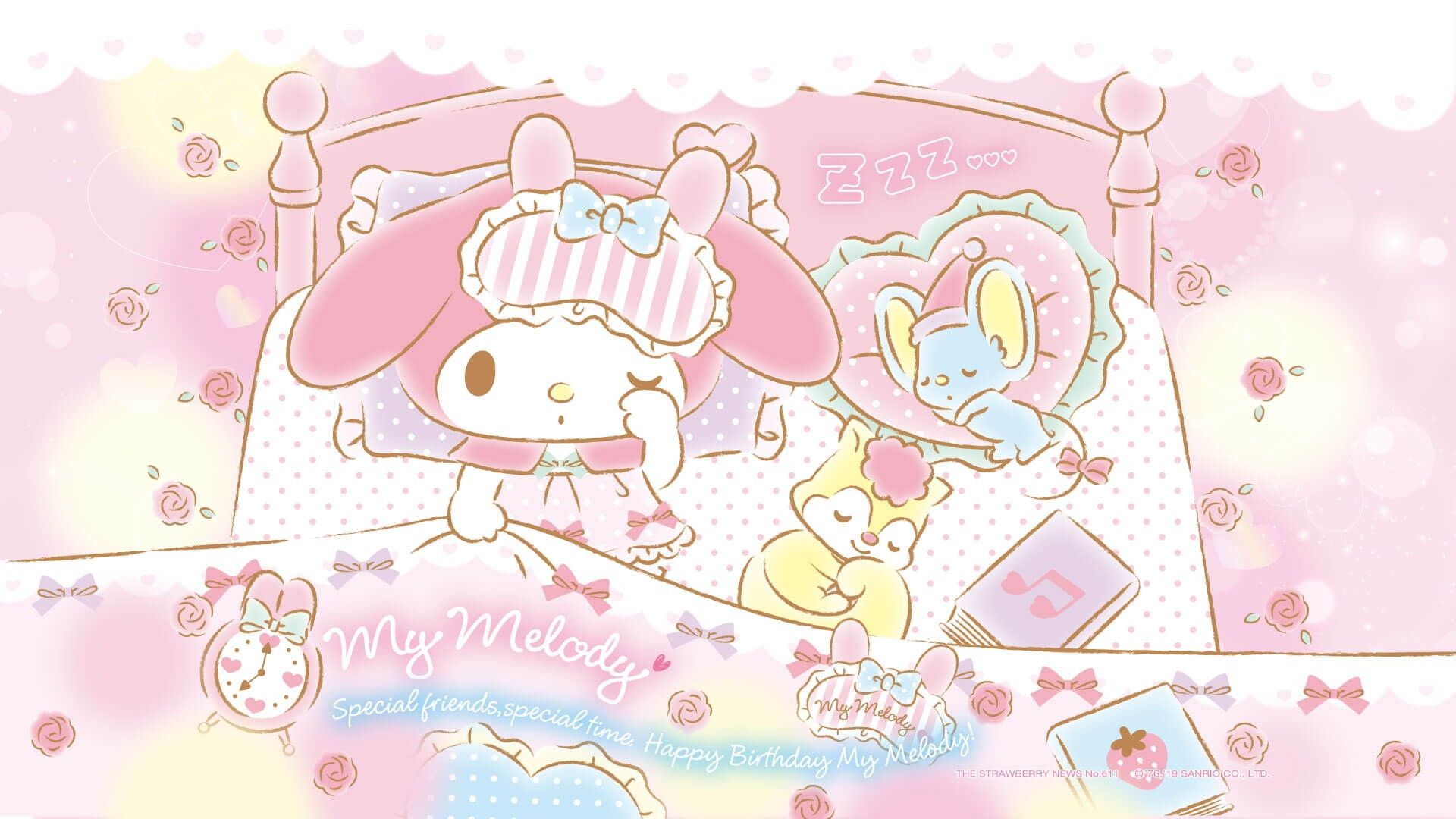 My Melody rosa camera da letto, 1920x1080 1080p, PC Desktop