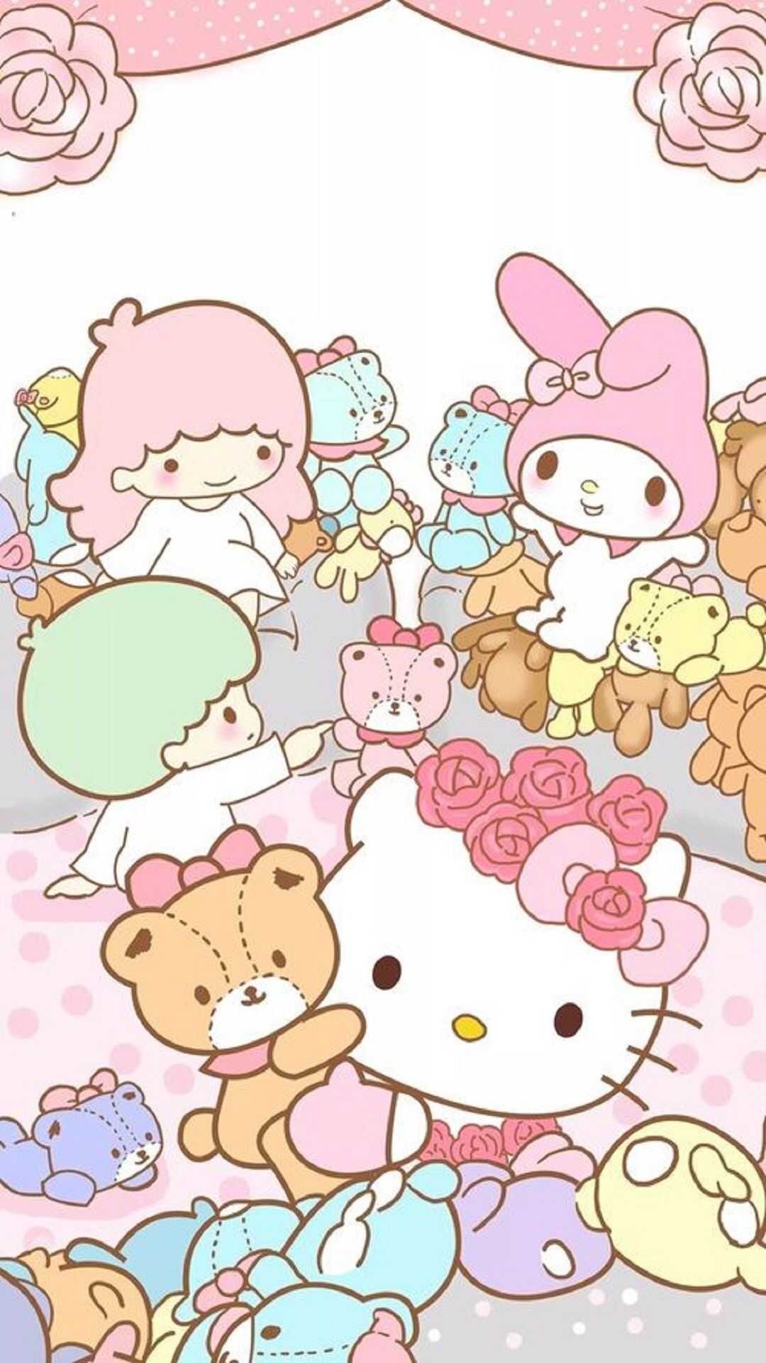 My Melody, Hello Kitty, Sanrio, kawaii, 1080x1920 Verticale, Telefono