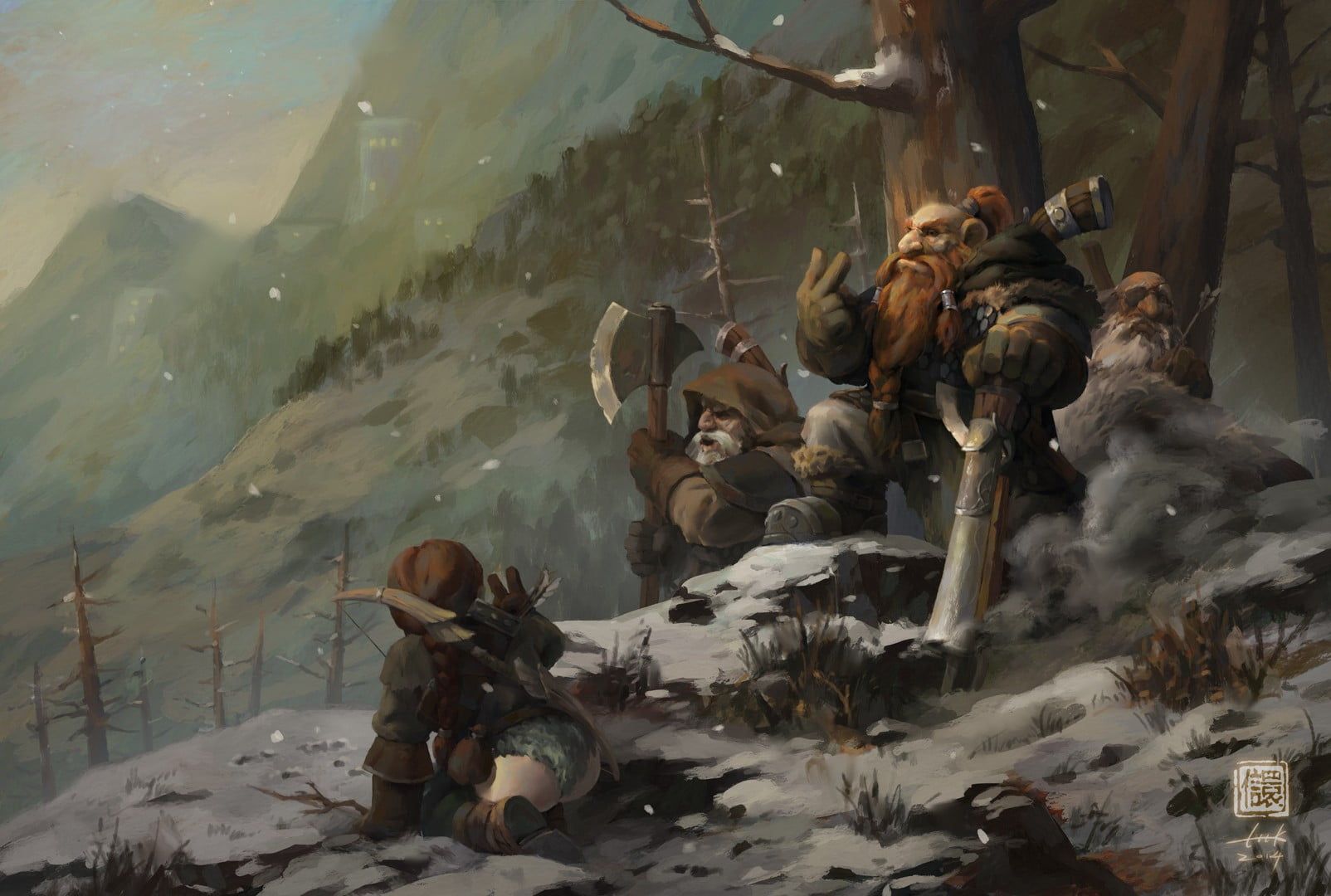guerrieri fantasy con armature, 1332x850 720p, PC