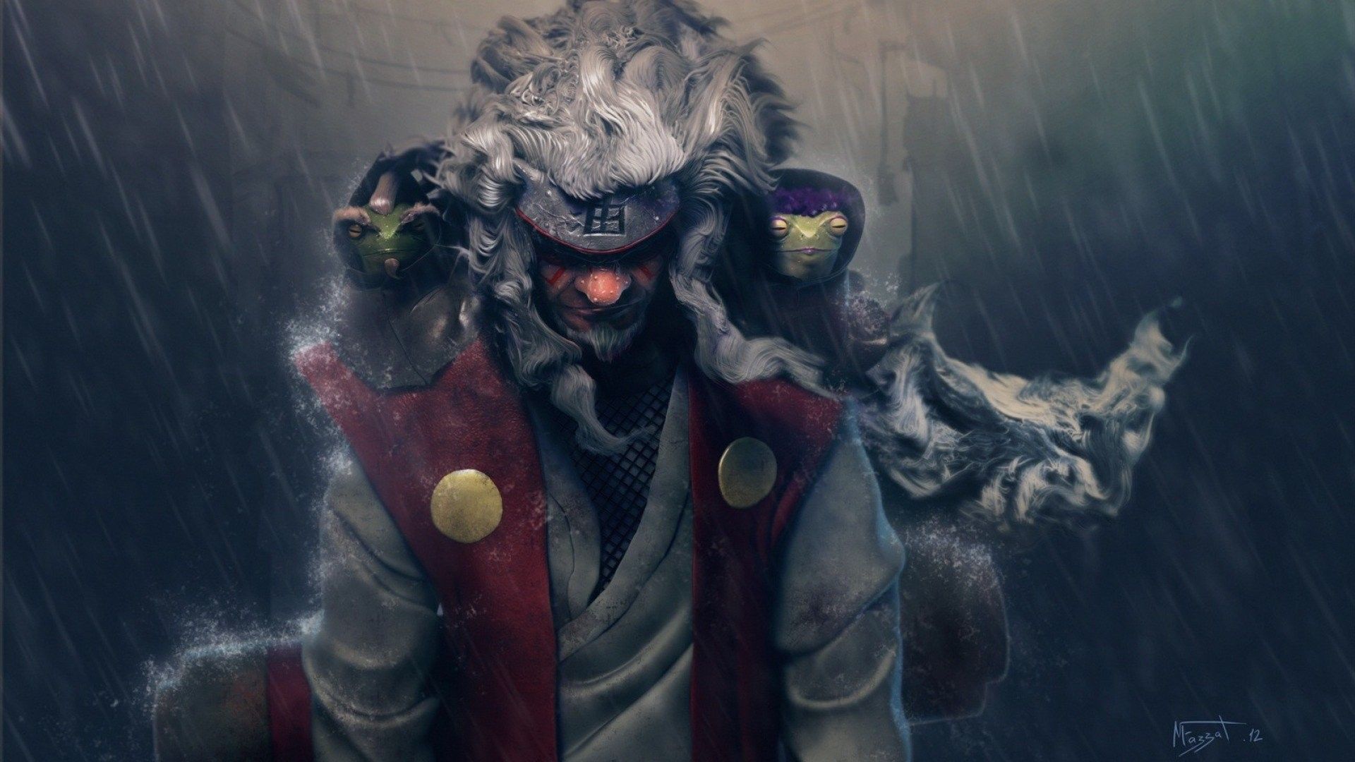 Naruto maschera ANBU pioggia, ninja, 1920x1080 Full HD, Desktop
